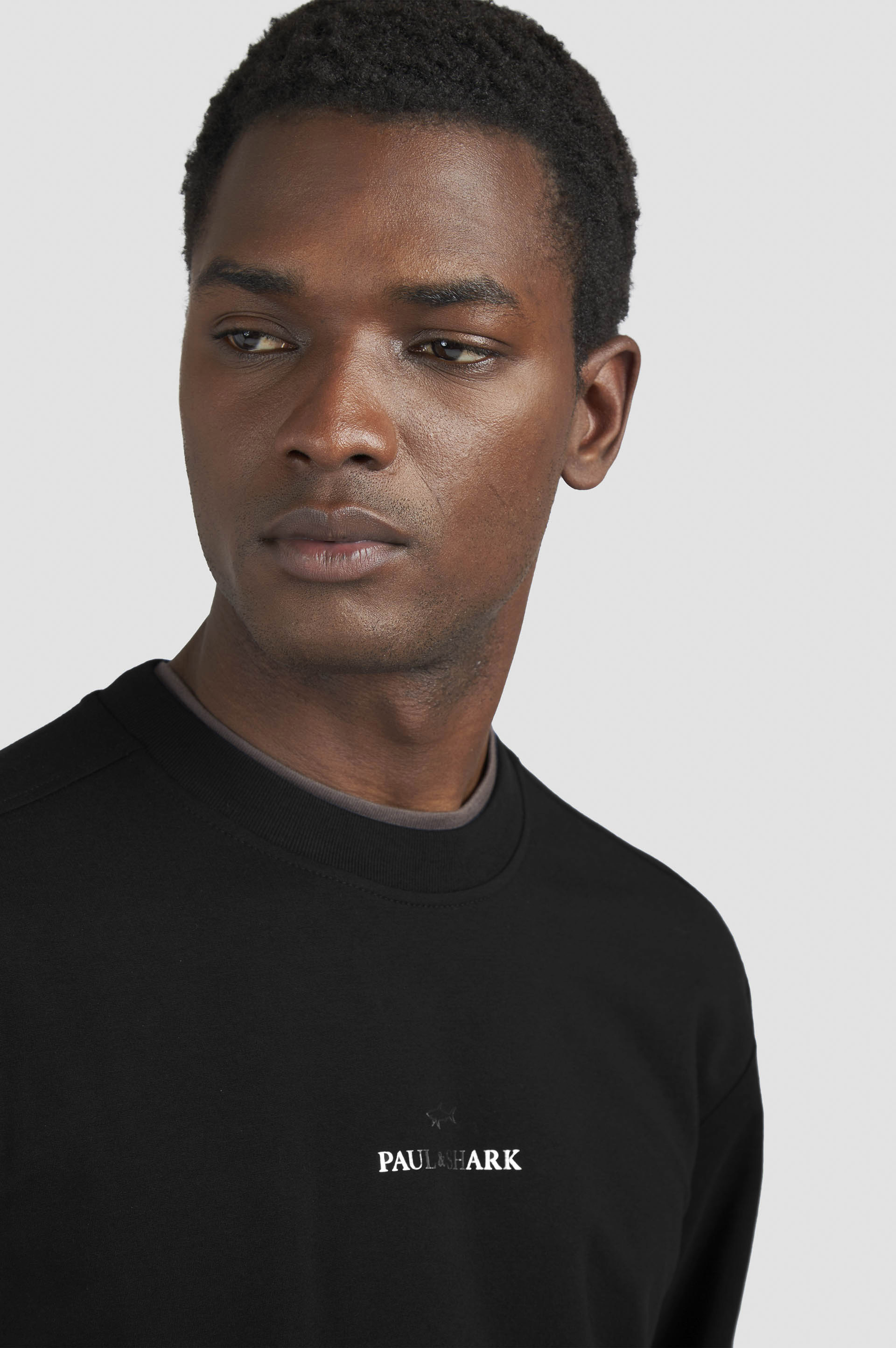 X-Soft cotton sweatshirt with logo print image number 4 X-Soft cotton sweatshirt with logo print image number 4