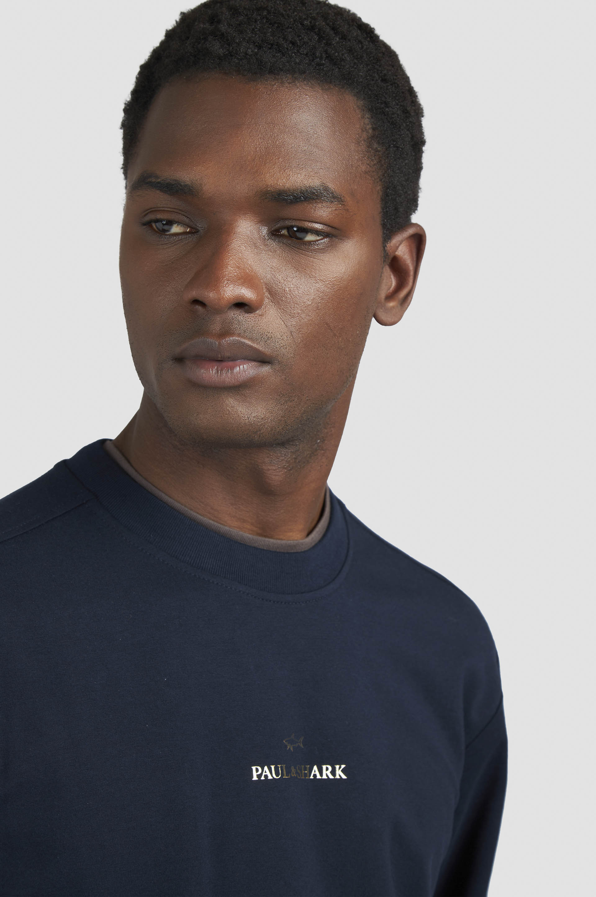 X-Soft cotton sweatshirt with logo print image number 4 X-Soft cotton sweatshirt with logo print image number 4