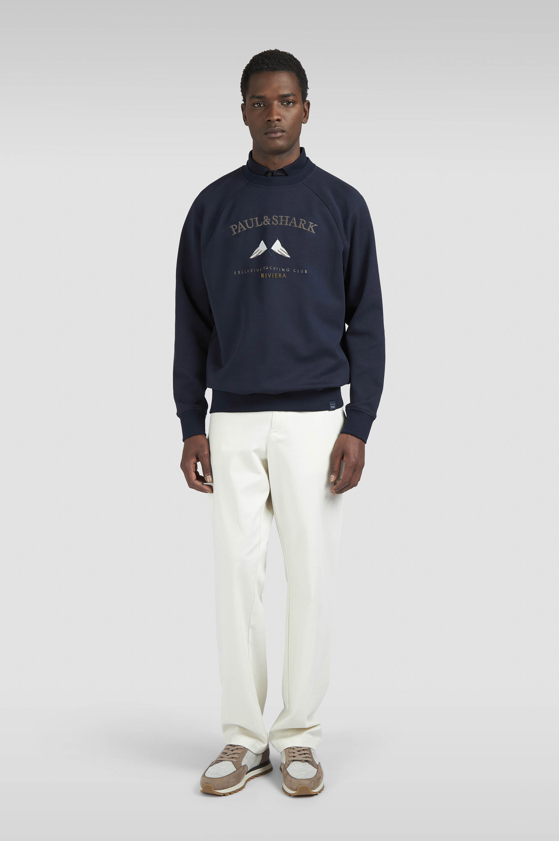 X-Soft cotton sweatshirt with embroidery image number 2 X-Soft cotton sweatshirt with embroidery image number 2