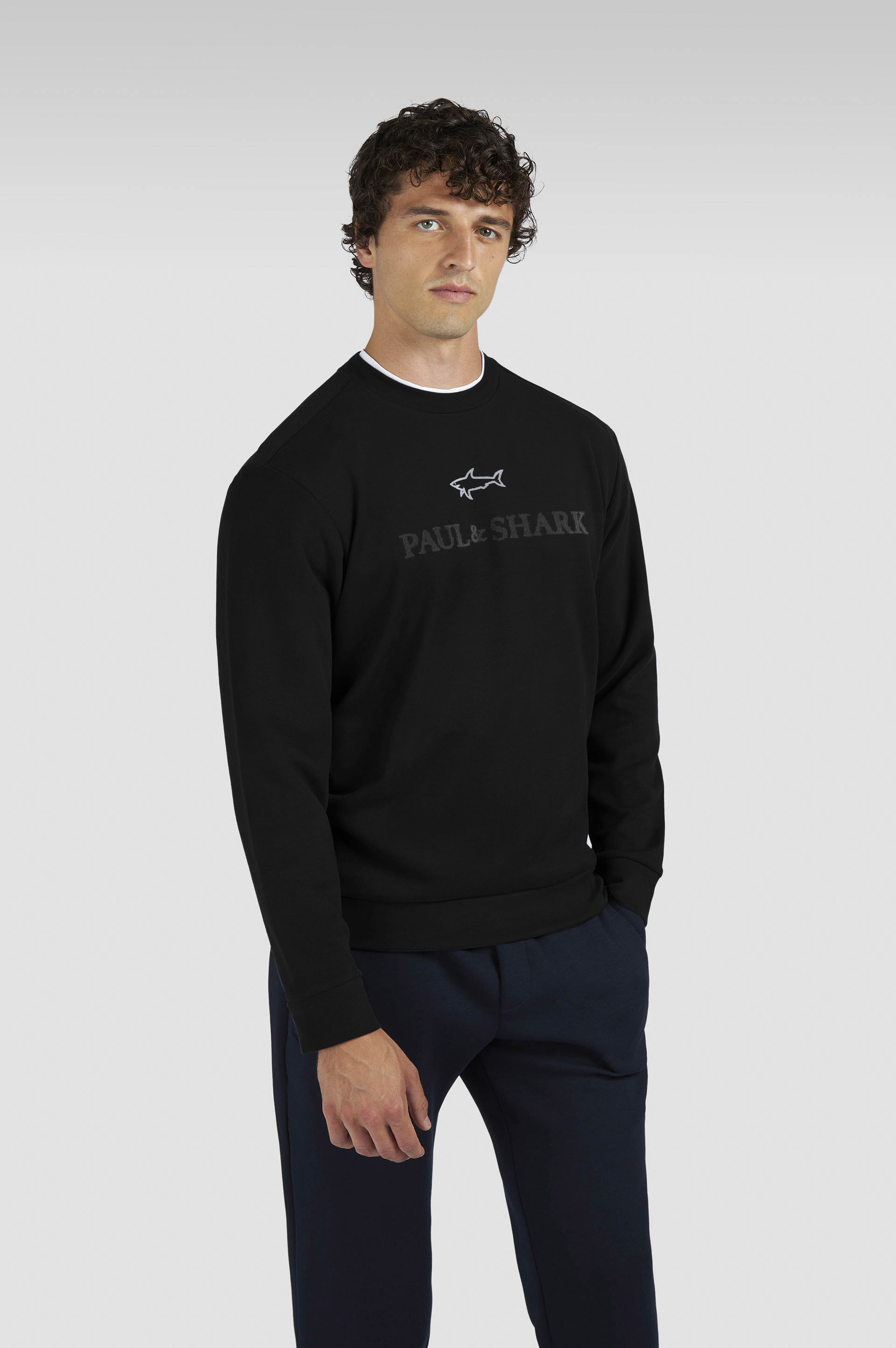 X-Soft Sweatshirt aus Baumwolle mit Logodruck image number 0 X-Soft Sweatshirt aus Baumwolle mit Logodruck image number 0