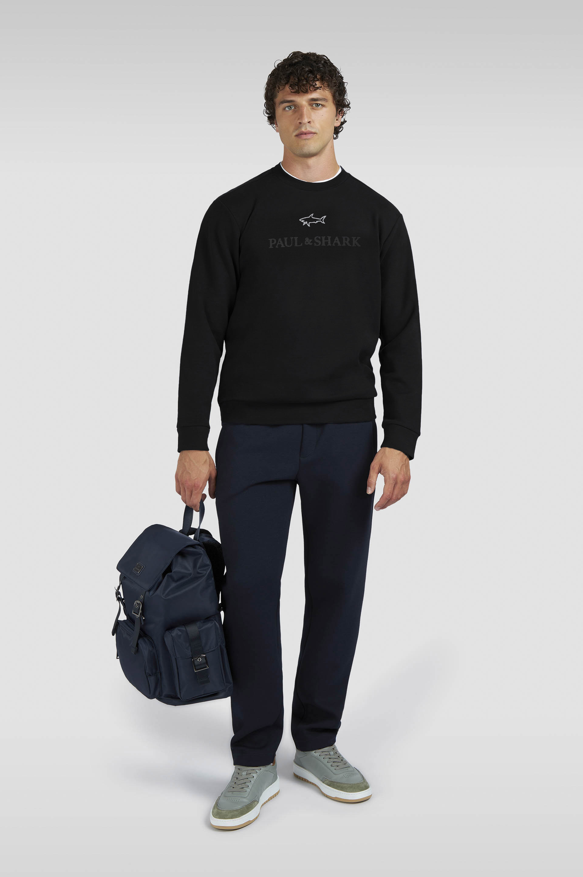 X-Soft Sweatshirt aus Baumwolle mit Logodruck image number 2 X-Soft Sweatshirt aus Baumwolle mit Logodruck image number 2