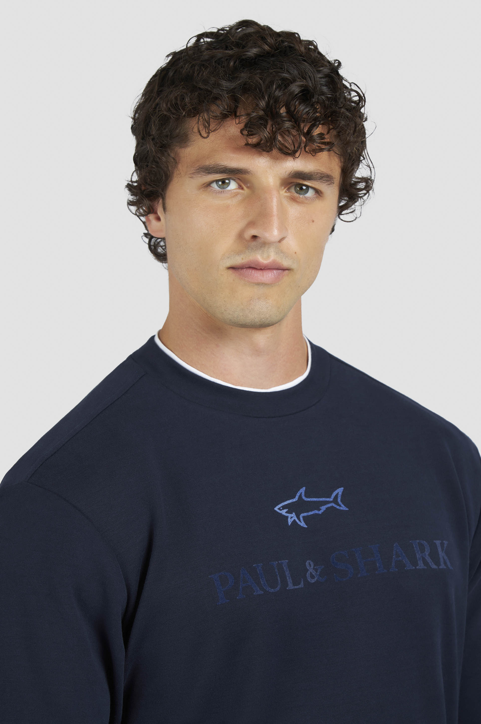 X-Soft cotton sweatshirt with logo print image number 4 X-Soft cotton sweatshirt with logo print image number 4