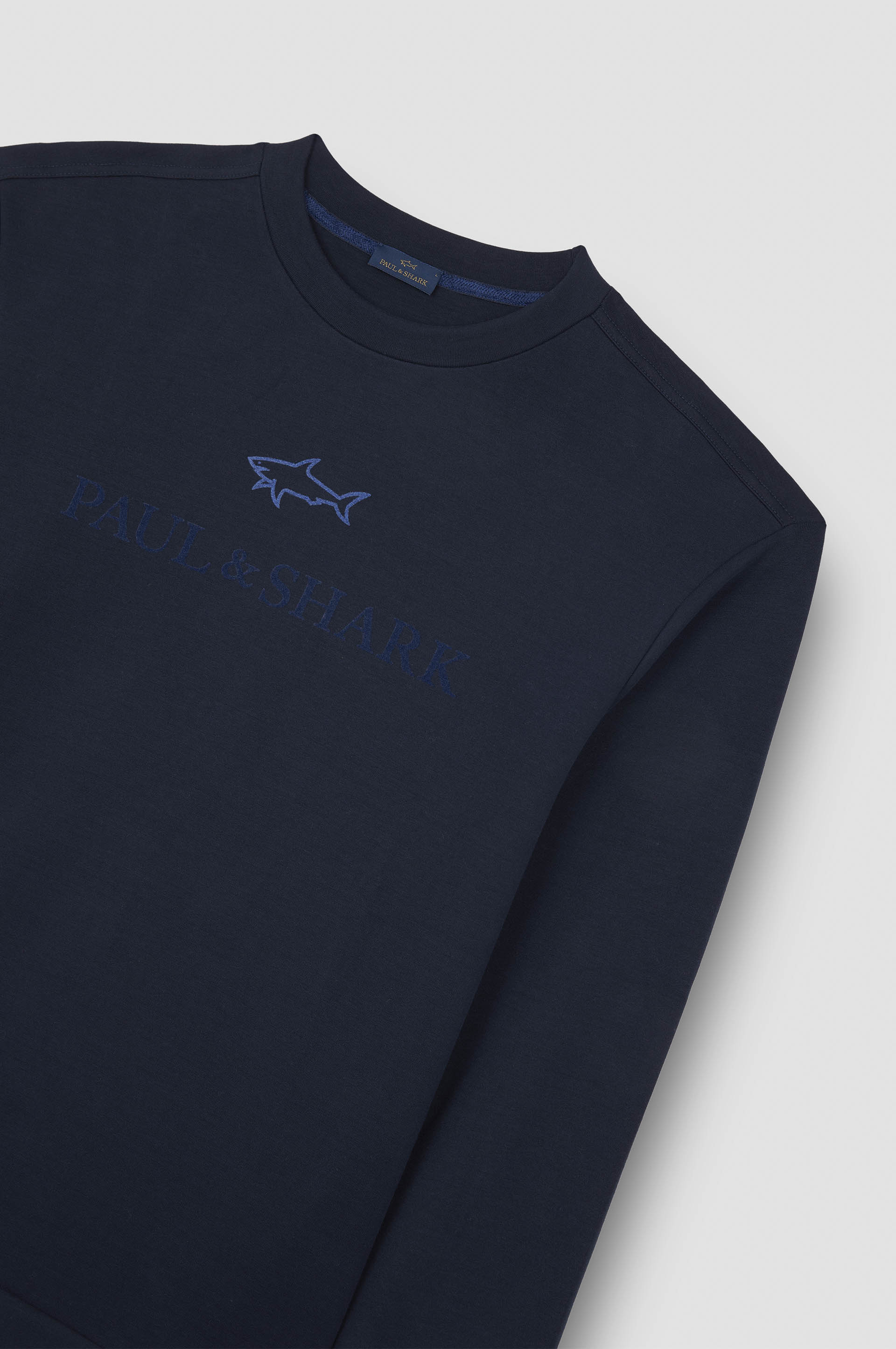 X-Soft cotton sweatshirt with logo print image number 5 X-Soft cotton sweatshirt with logo print image number 5