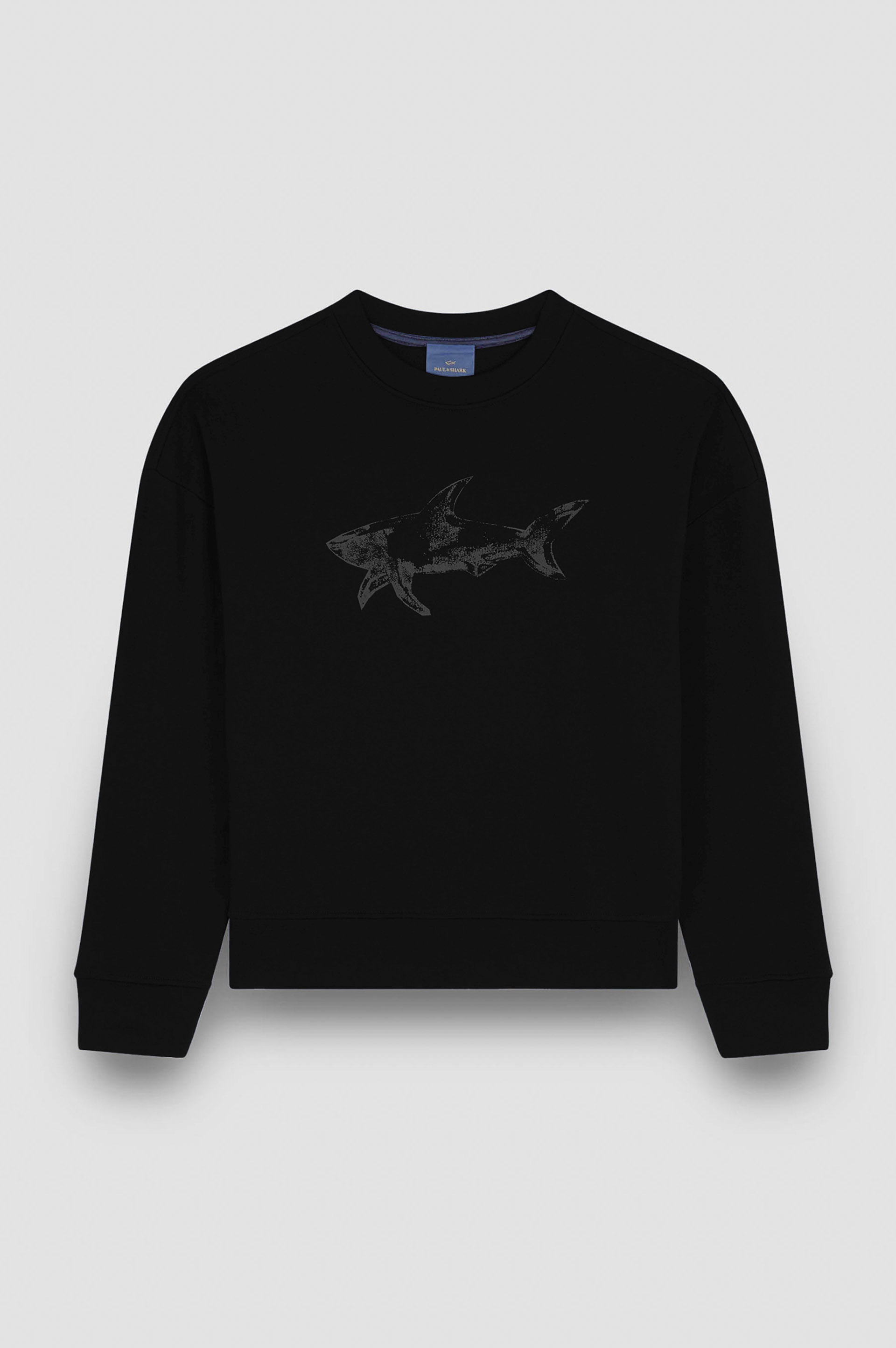 Sweatshirt en Cotton Fleece avec imprimé Shark image number 1