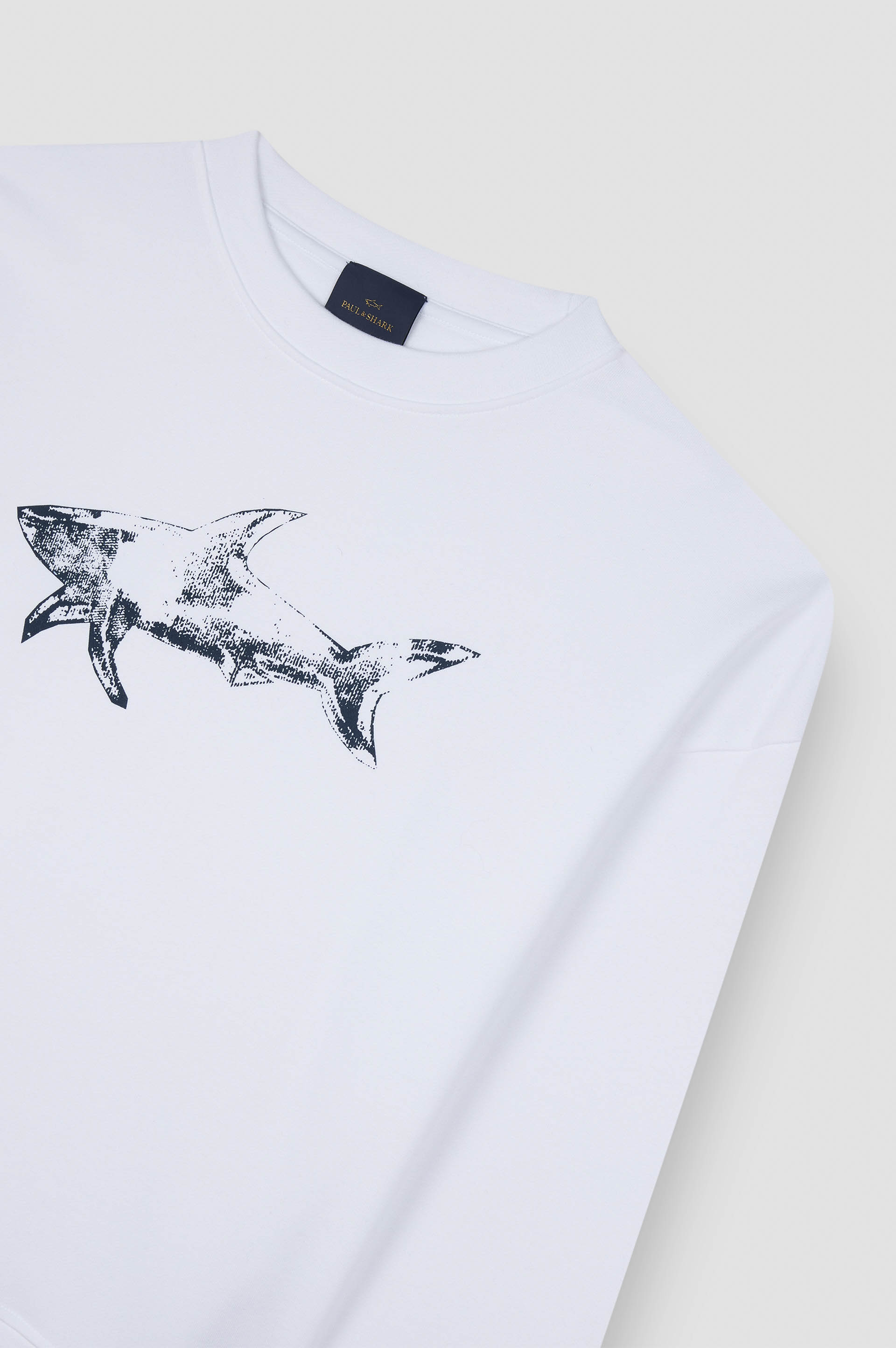 سويت شيرت من قطن فليس مع طباعة Shark image number 5 سويت شيرت من قطن فليس مع طباعة Shark image number 5