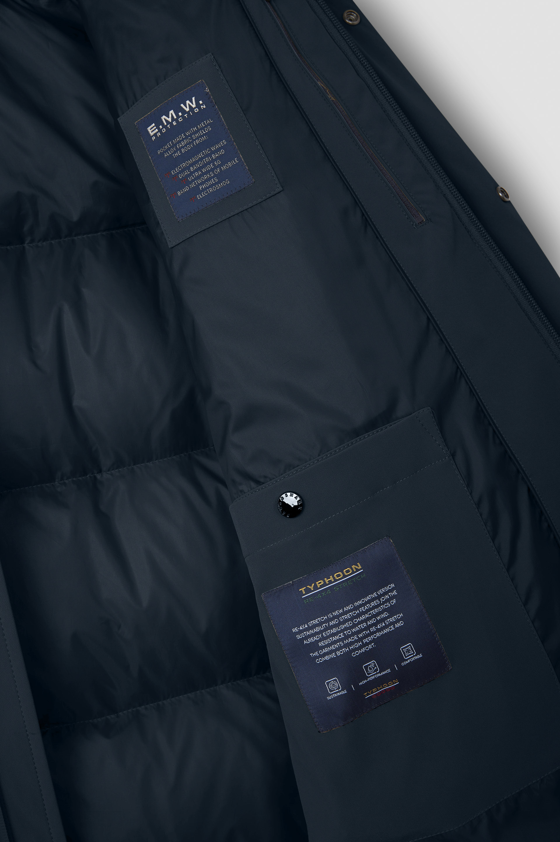 Chaqueta larga de plumas Typhoon® Re-4X4 Stretch image number 7 Chaqueta larga de plumas Typhoon® Re-4X4 Stretch image number 7