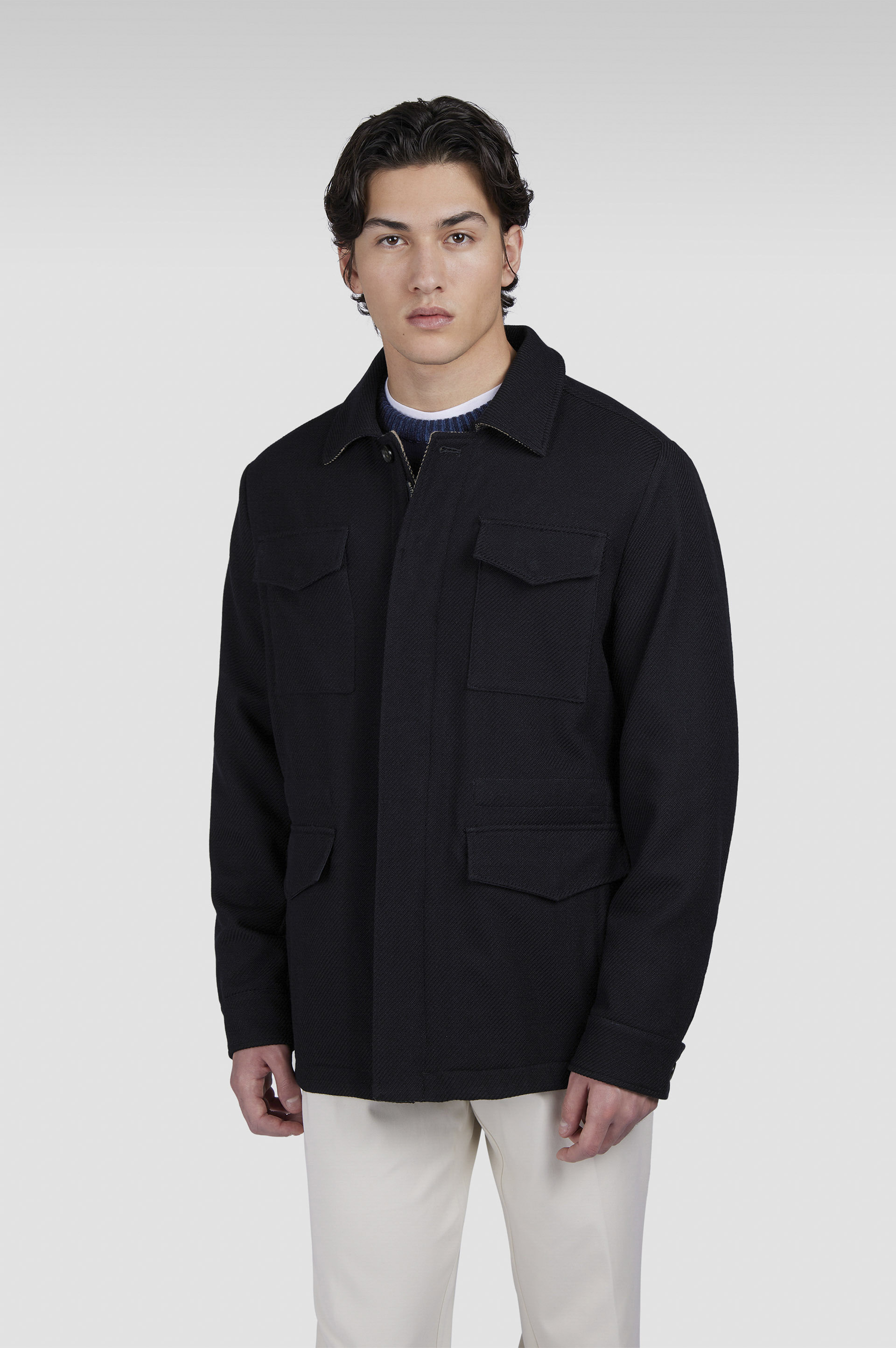 Veste de terrain en laine image number 0