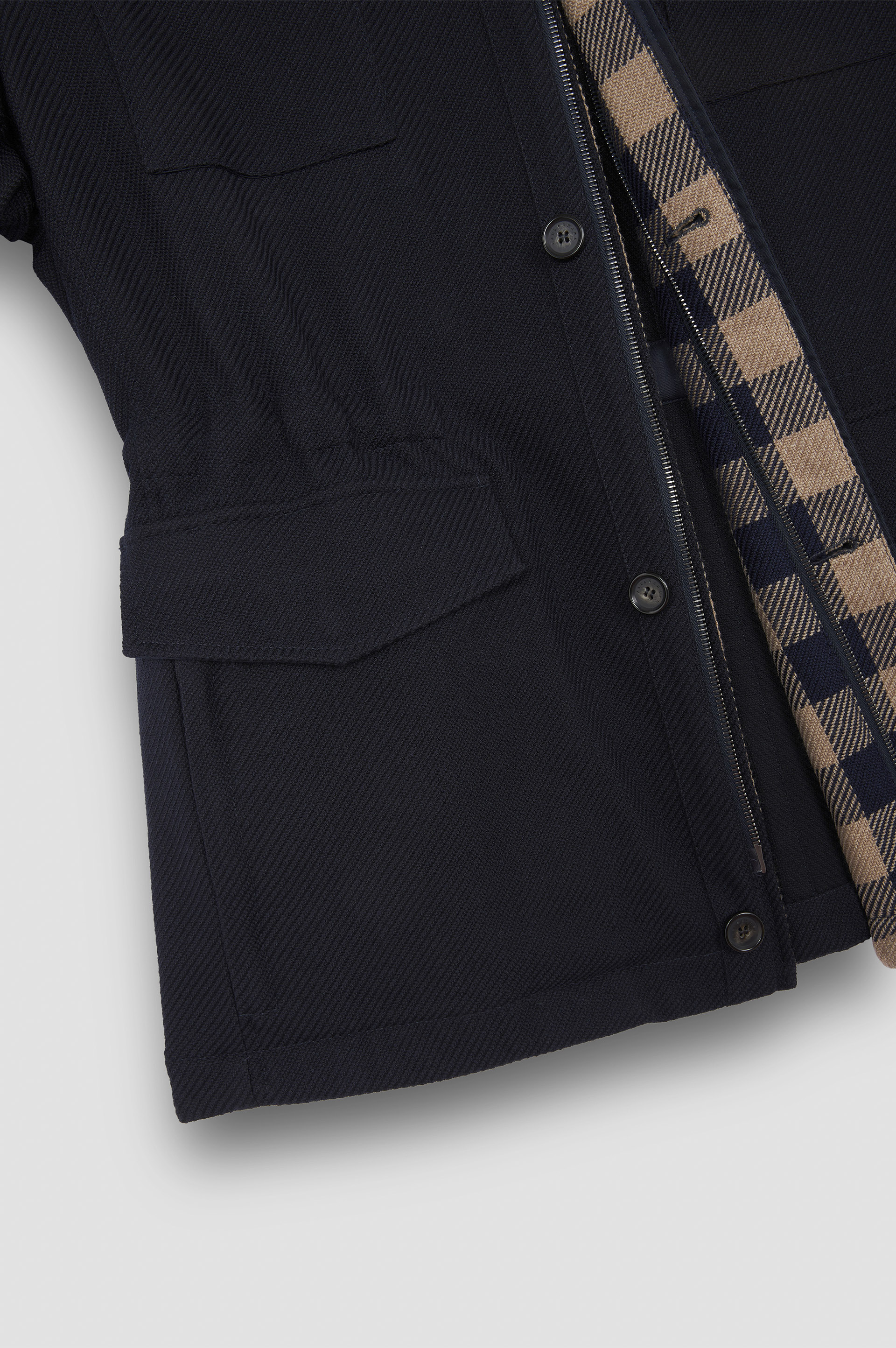 Veste de terrain en laine image number 7