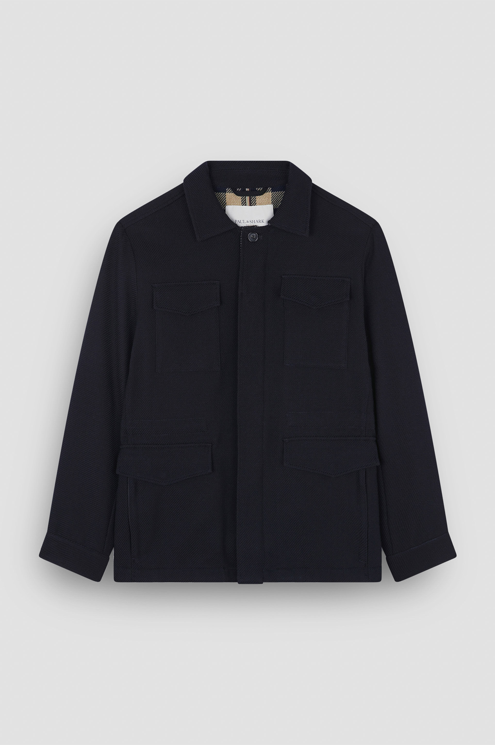 Veste de terrain en laine image number 1