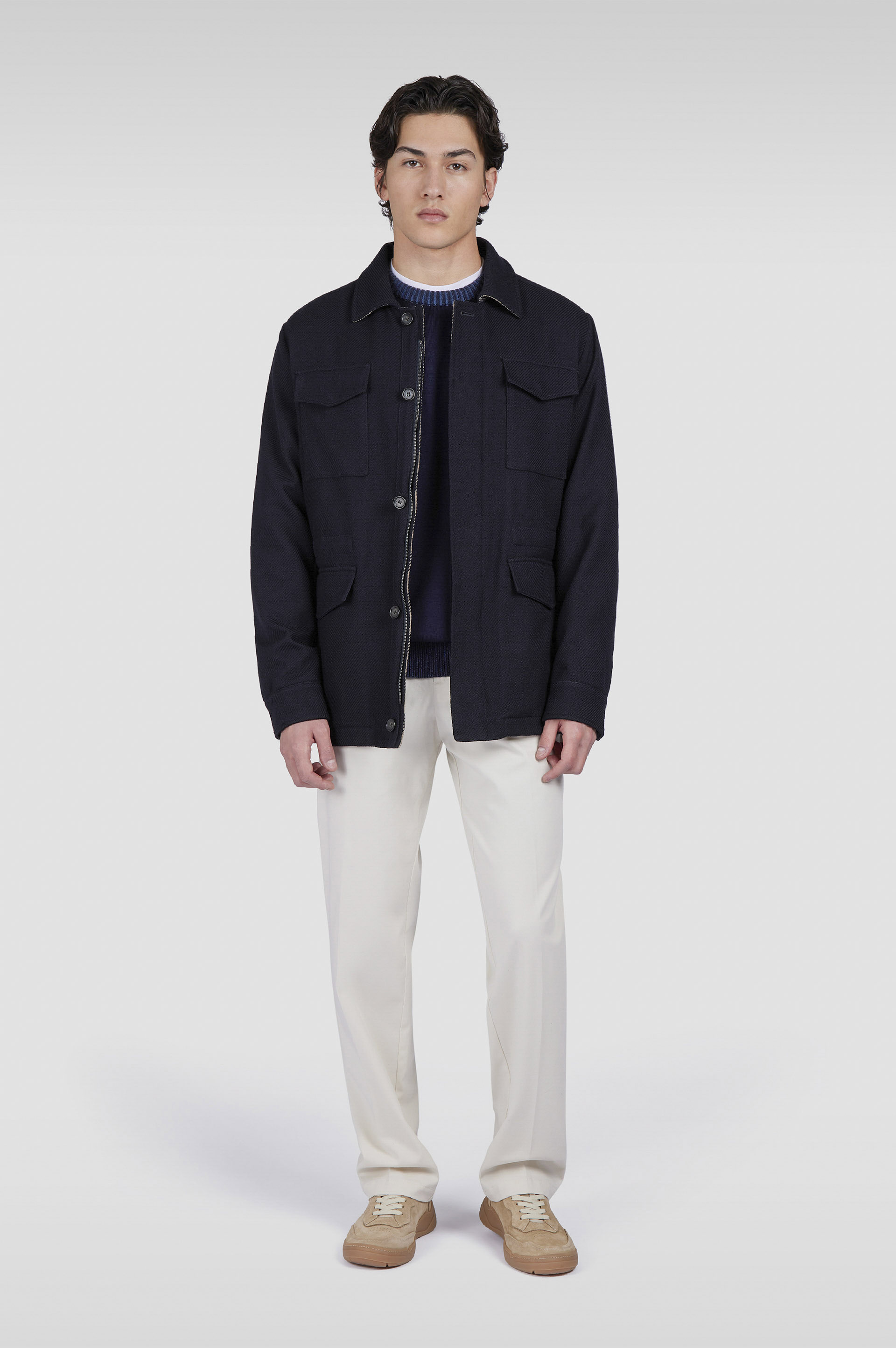 Veste de terrain en laine image number 2