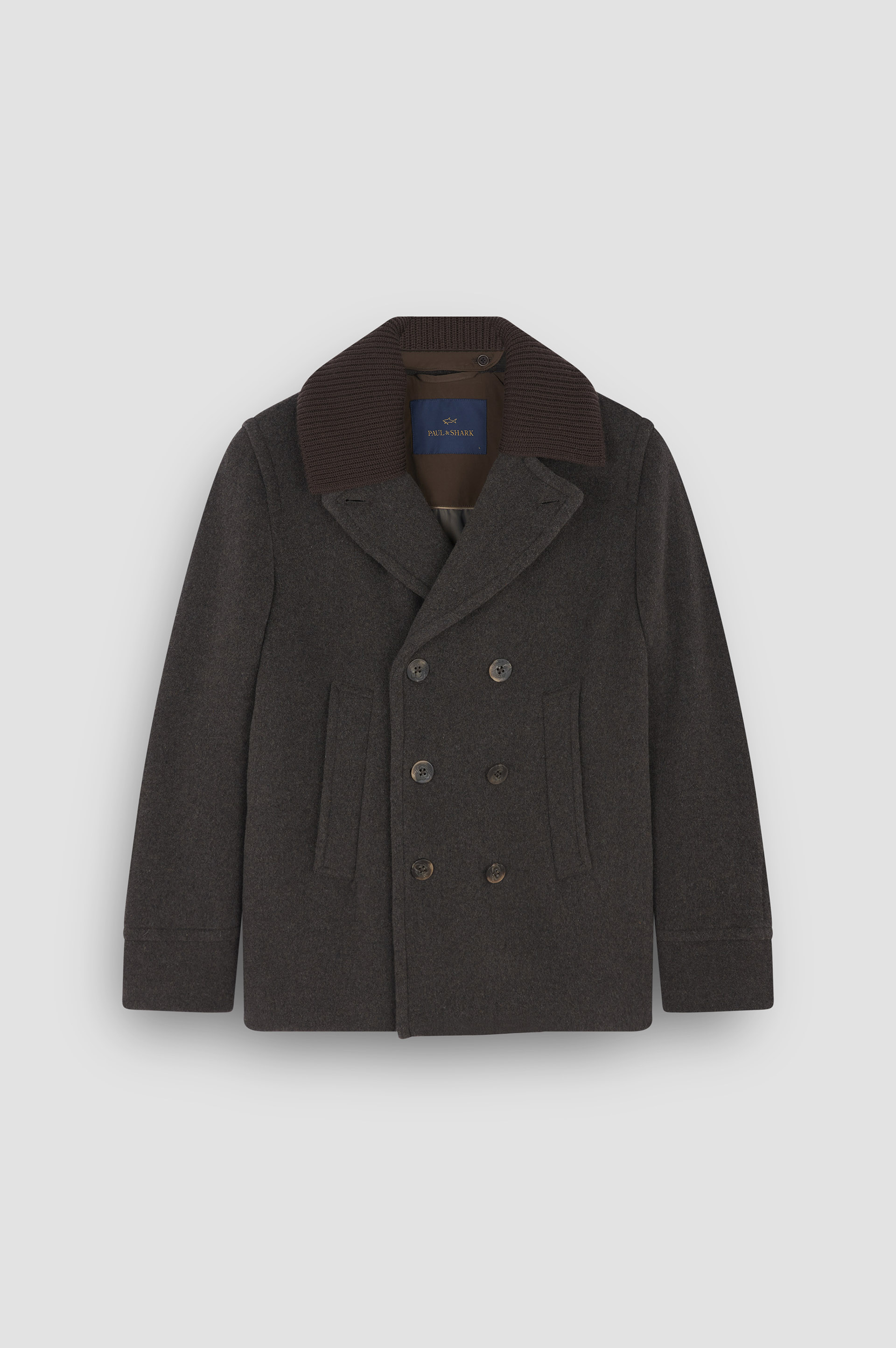 True Peacoat en laine et cachemire image number 1