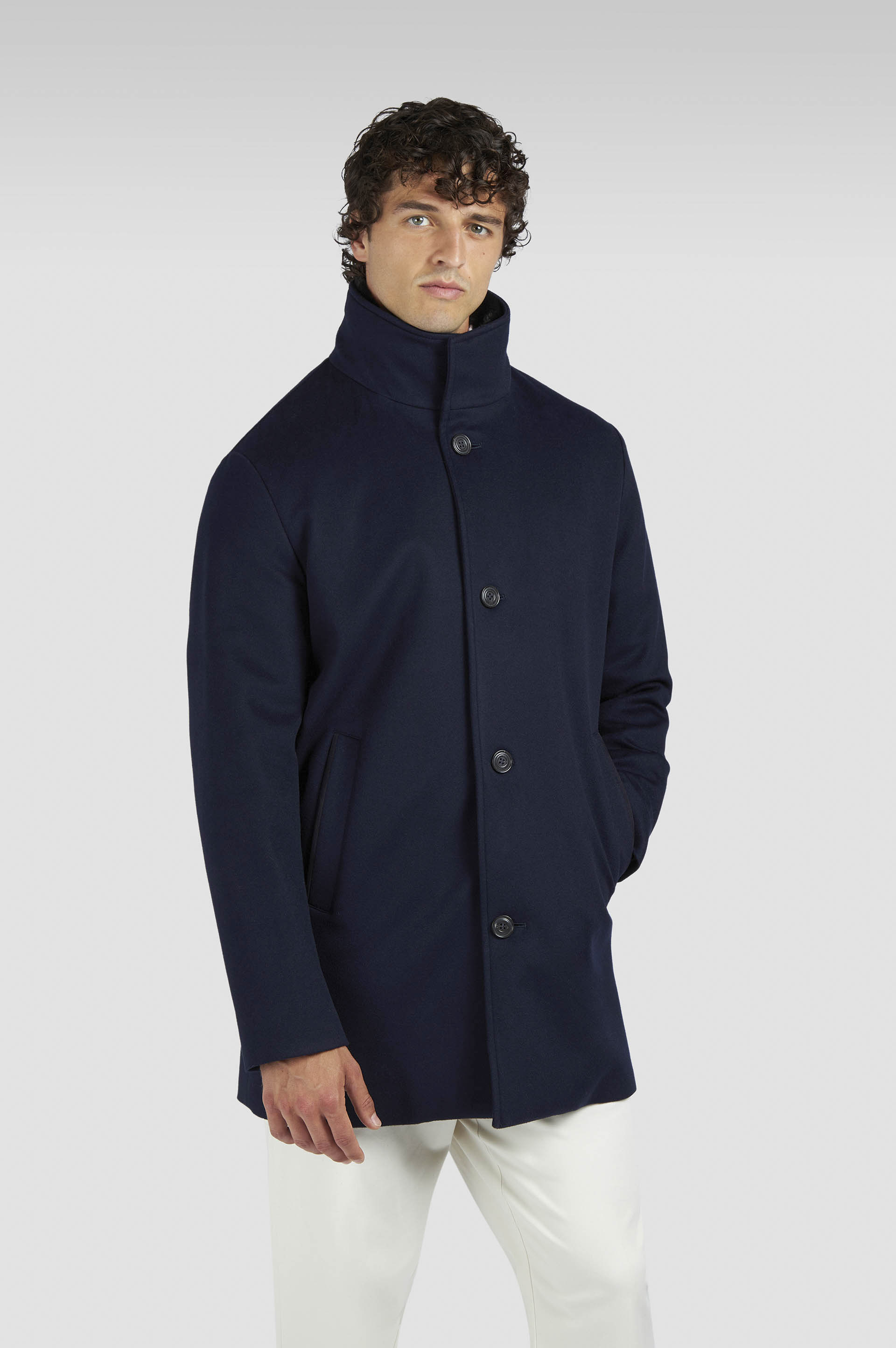 Cashmere car coat image number 0