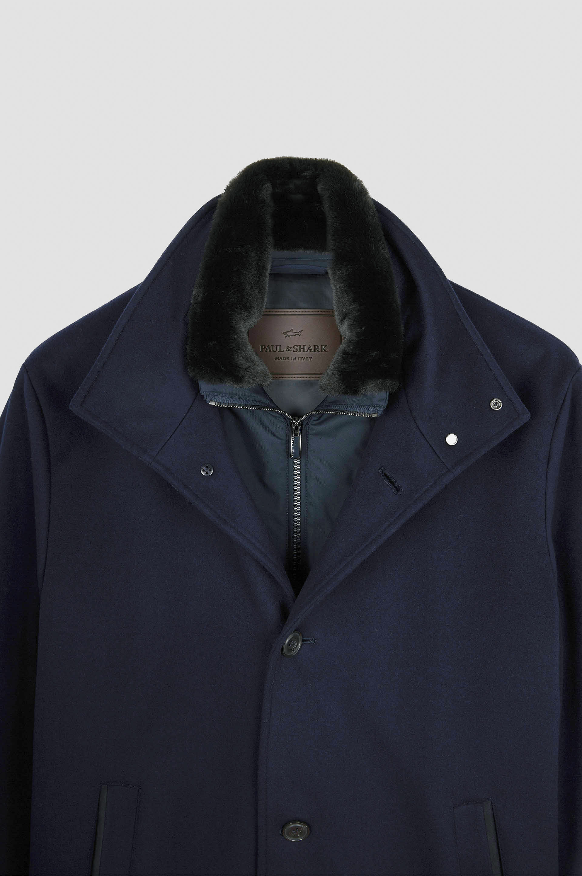 Cashmere car coat image number 8