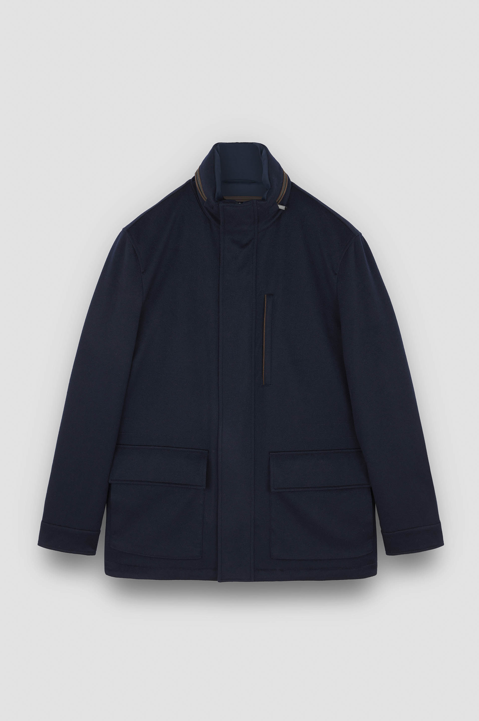 Manteau carcoat en cachemire image number 1 Manteau carcoat en cachemire image number 1