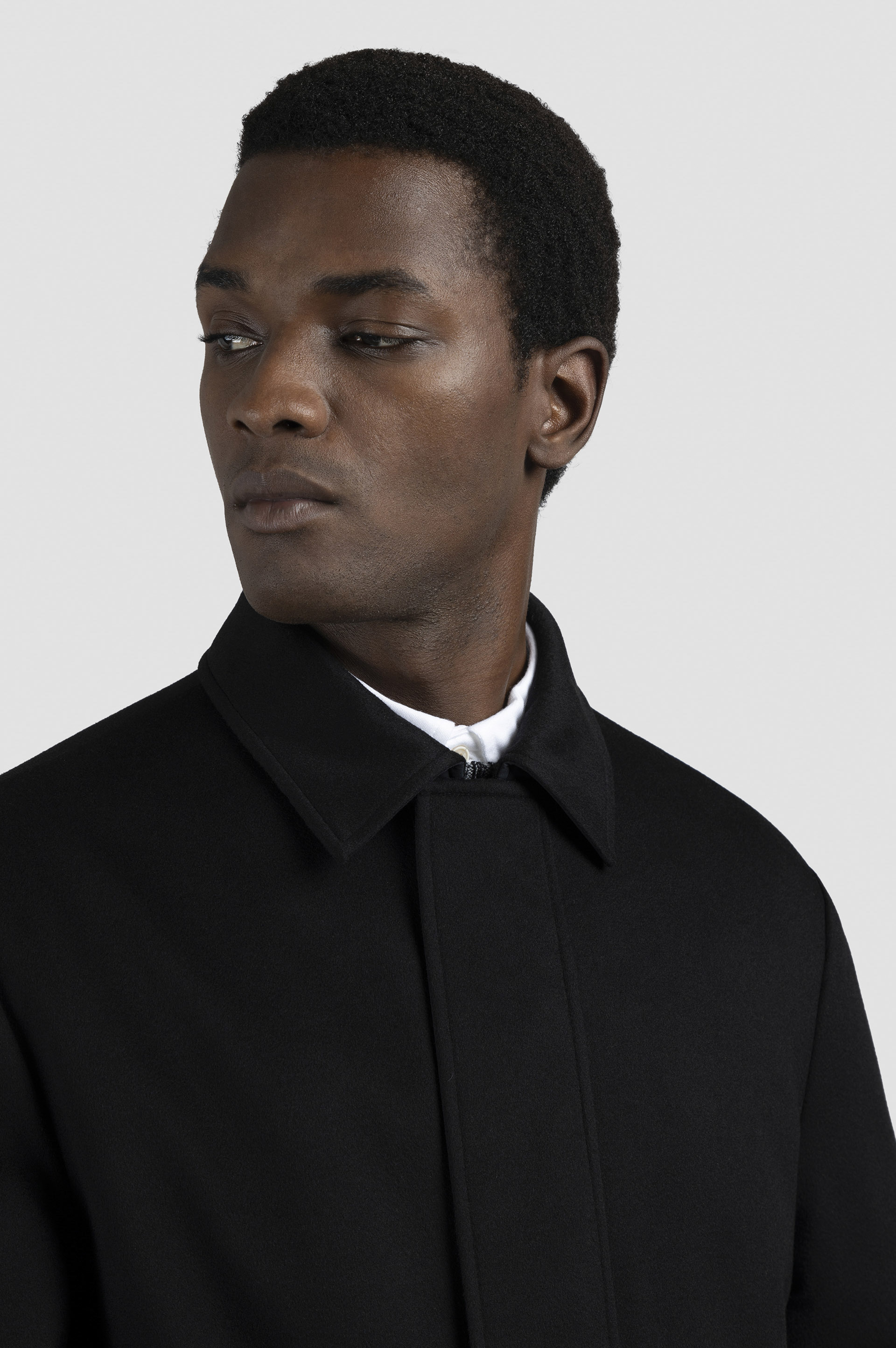 Reversible carcoat in cashmere and Typhoon® image number 4 Reversible carcoat in cashmere and Typhoon® image number 4