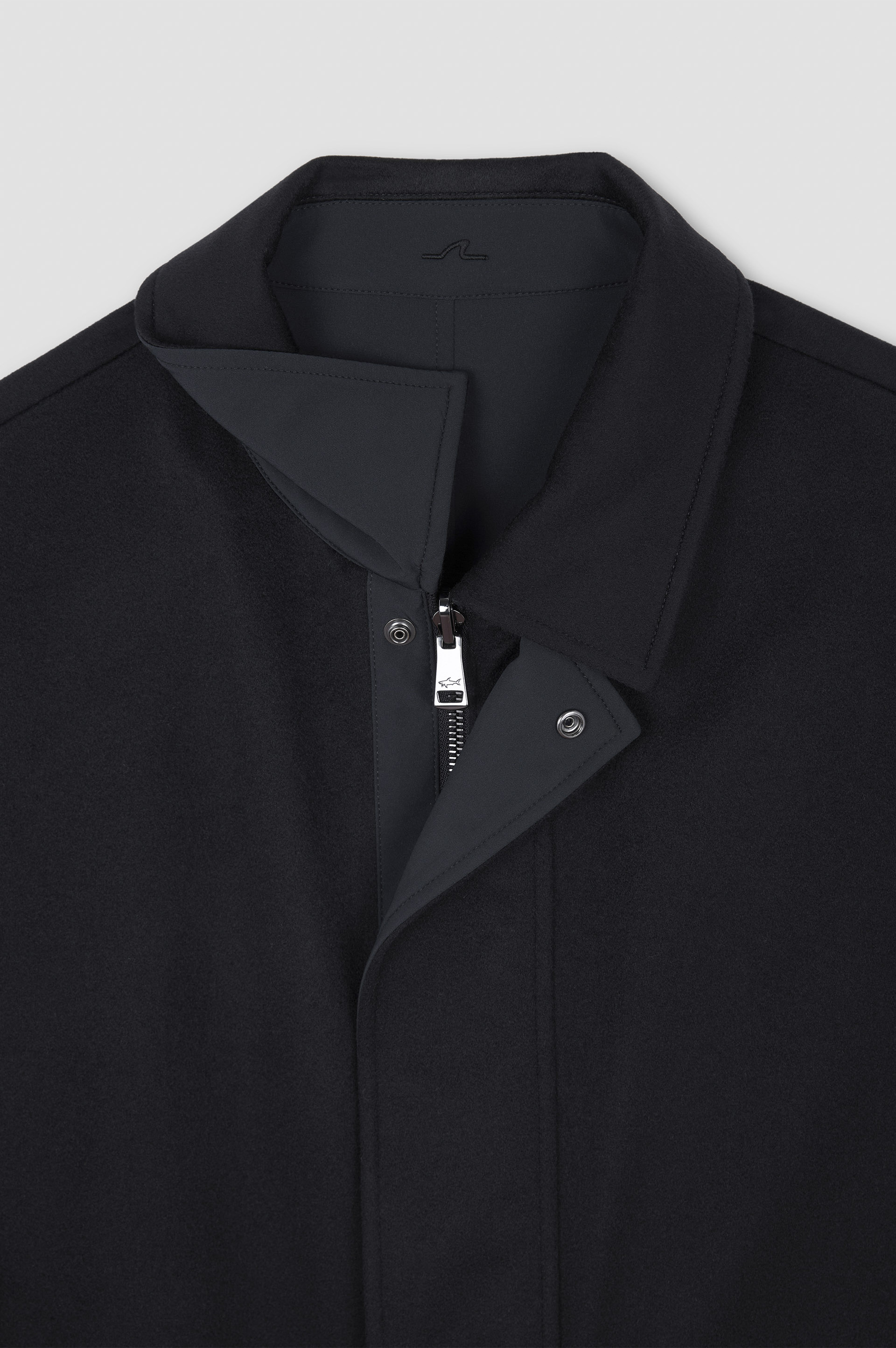 Reversible carcoat in cashmere and Typhoon® image number 8 Reversible carcoat in cashmere and Typhoon® image number 8