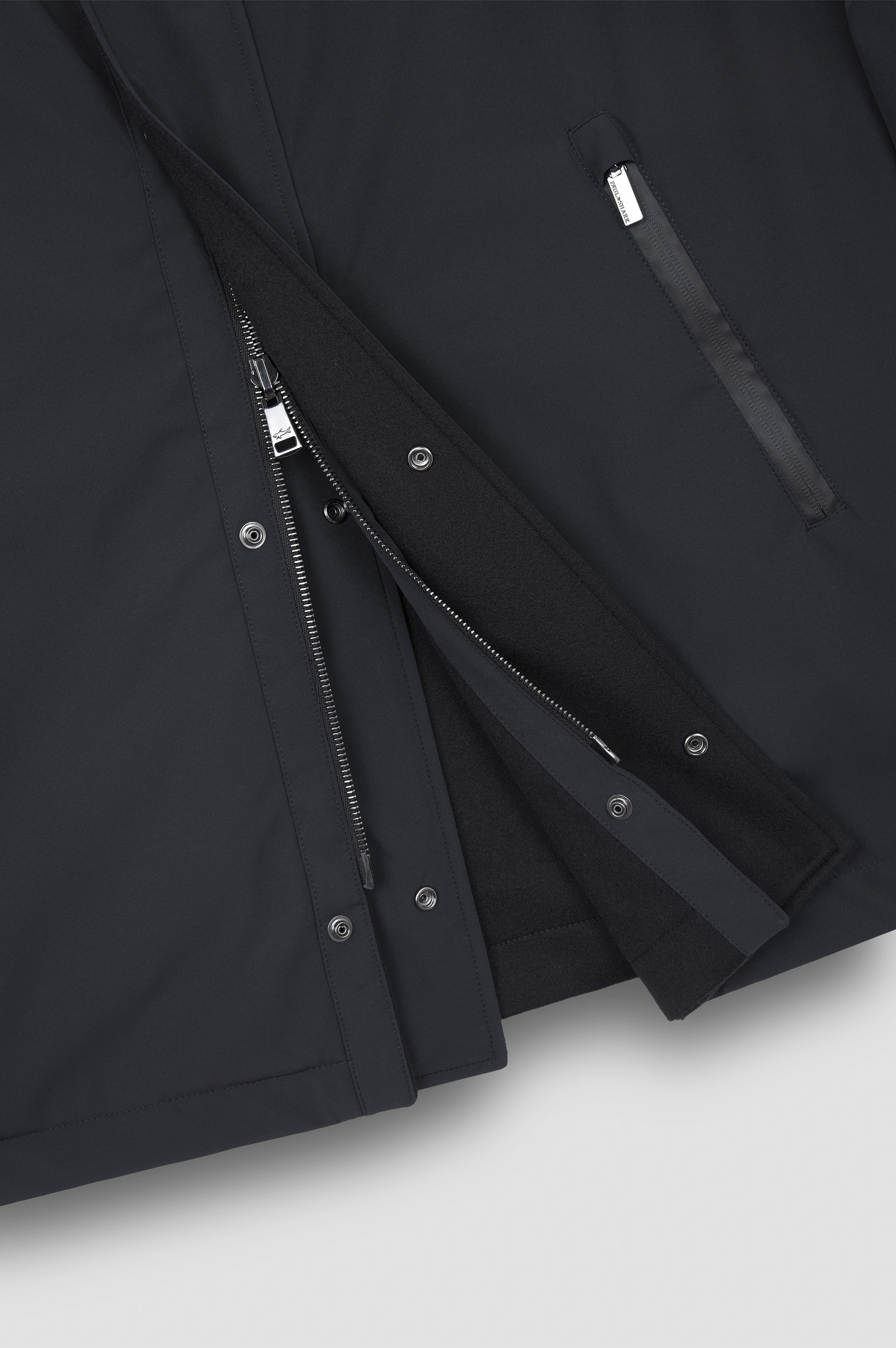 Reversible carcoat in cashmere and Typhoon® image number 7 Reversible carcoat in cashmere and Typhoon® image number 7