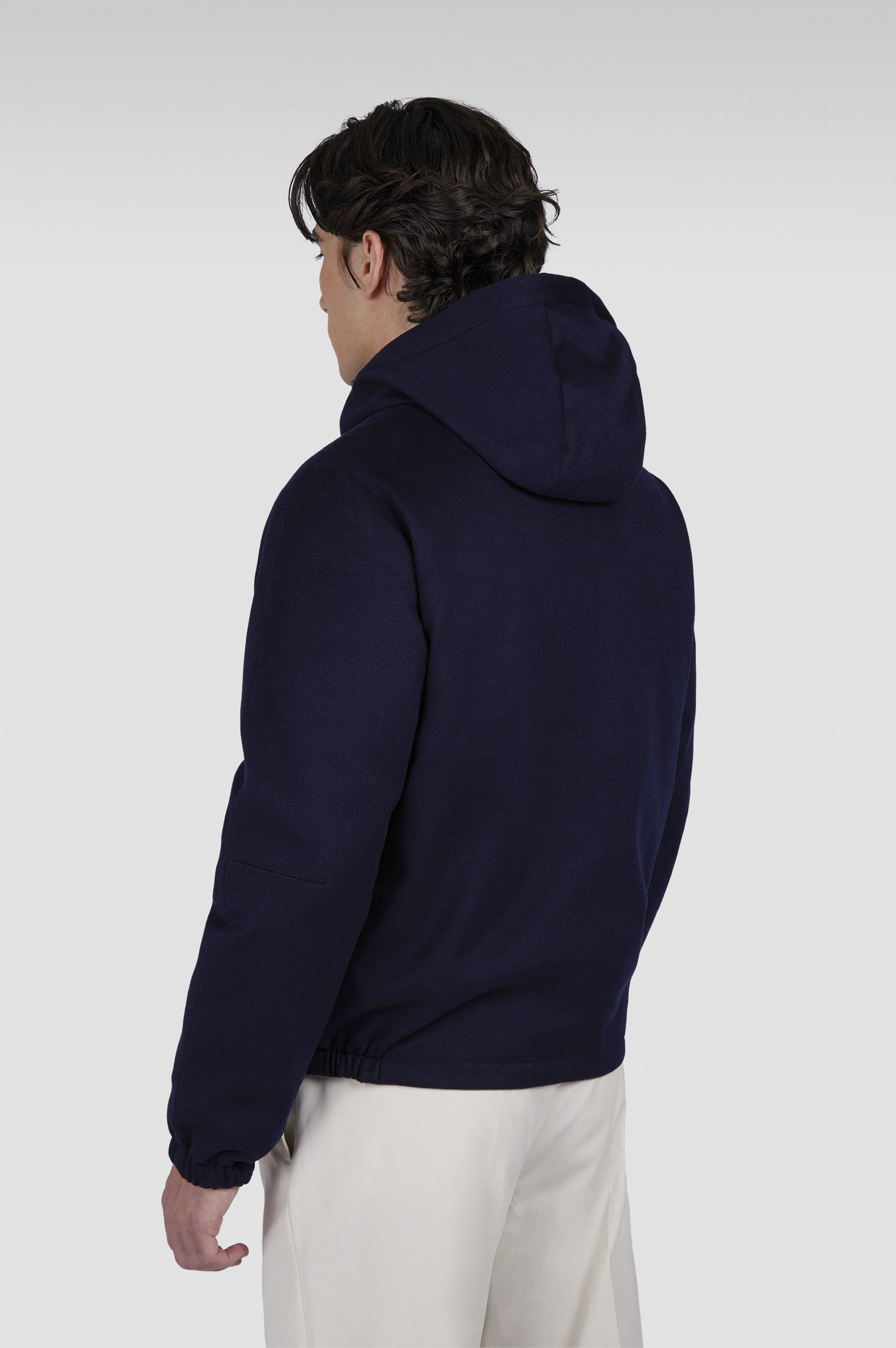 Reversible jacket in cashmere and Typhoon® image number 3 Reversible jacket in cashmere and Typhoon® image number 3