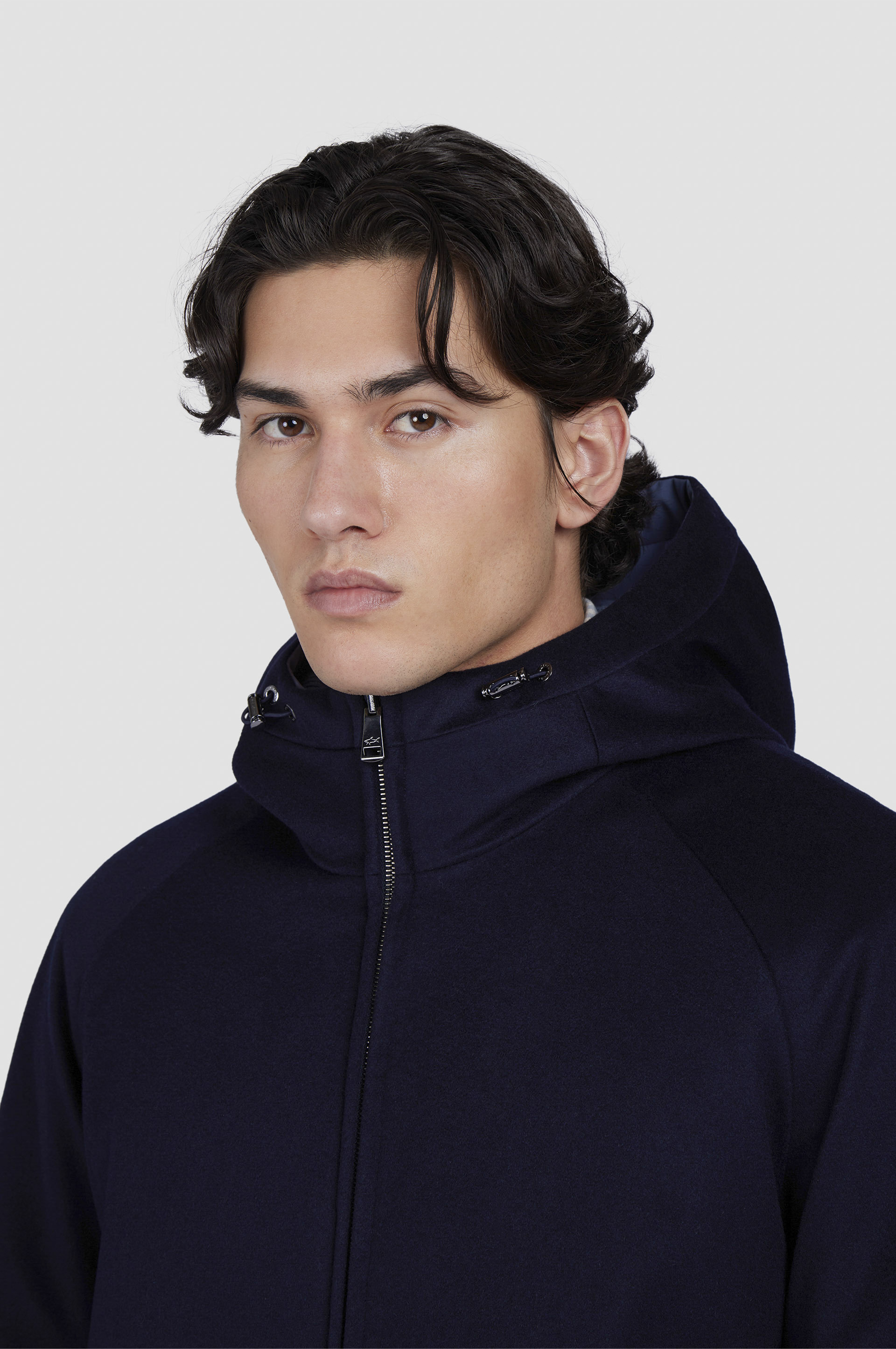 Reversible jacket in cashmere and Typhoon® image number 4 Reversible jacket in cashmere and Typhoon® image number 4
