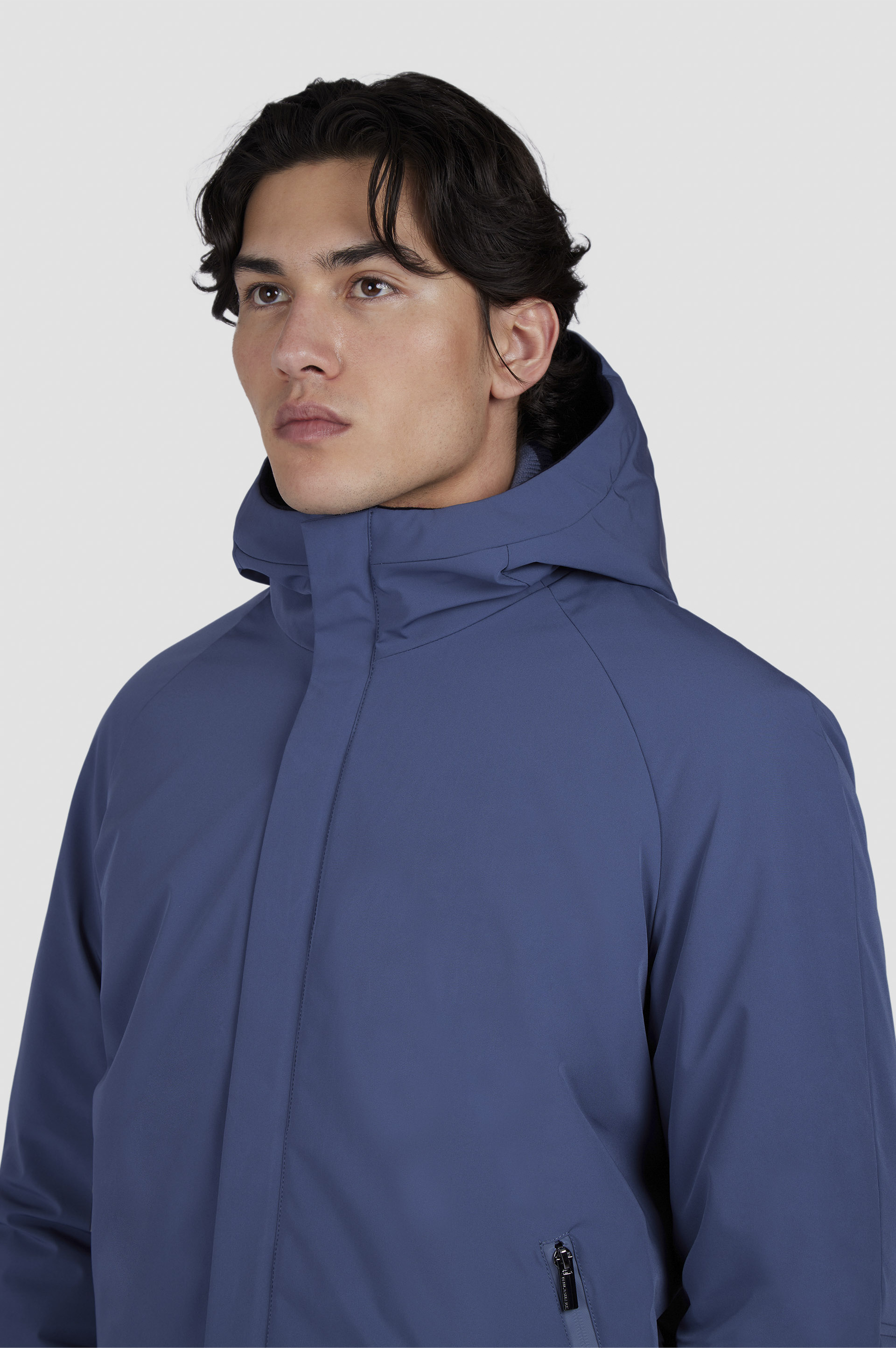 Reversible jacket in cashmere and Typhoon® image number 8 Reversible jacket in cashmere and Typhoon® image number 8