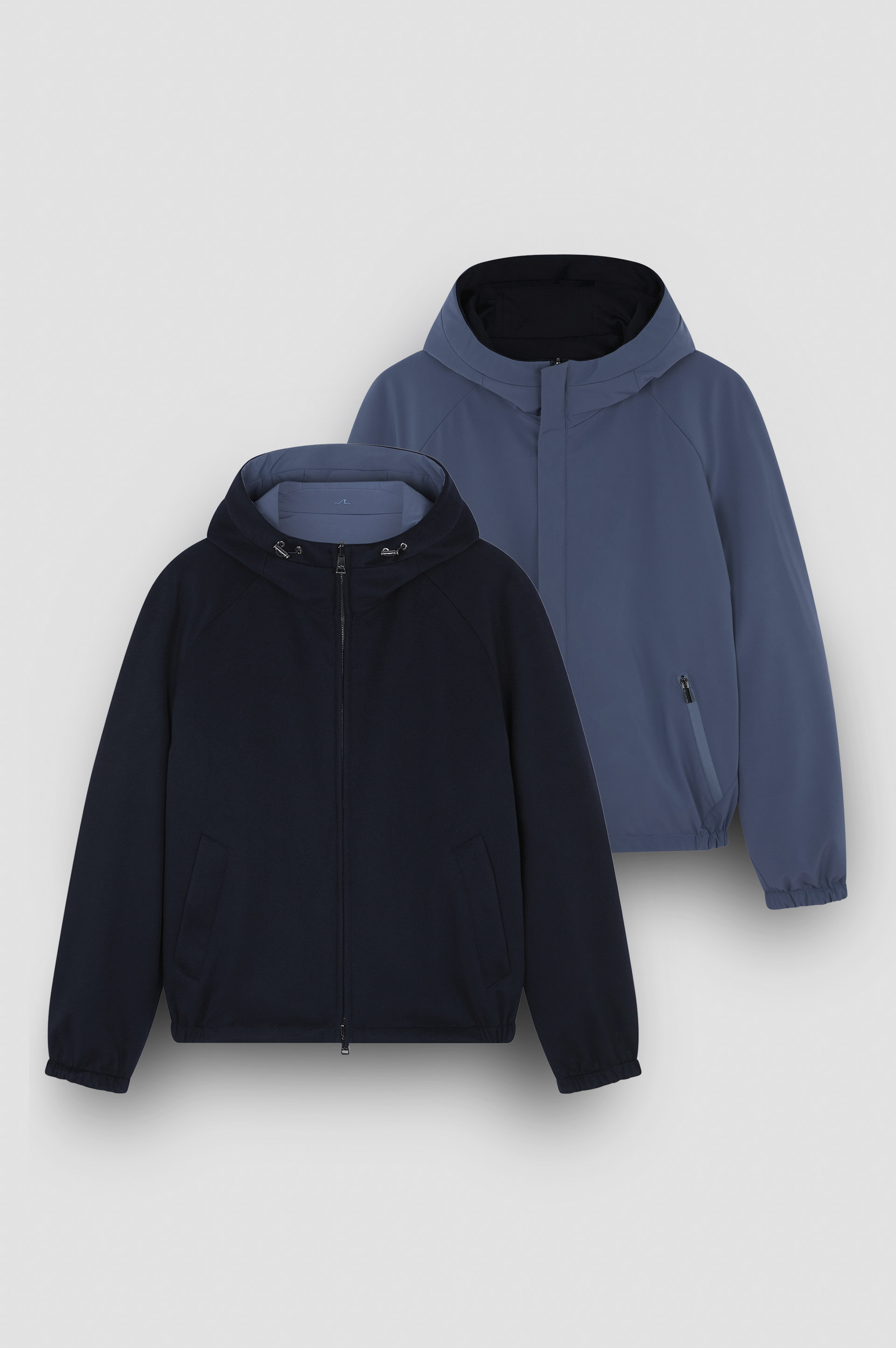 Reversible jacket in cashmere and Typhoon® image number 1 Reversible jacket in cashmere and Typhoon® image number 1