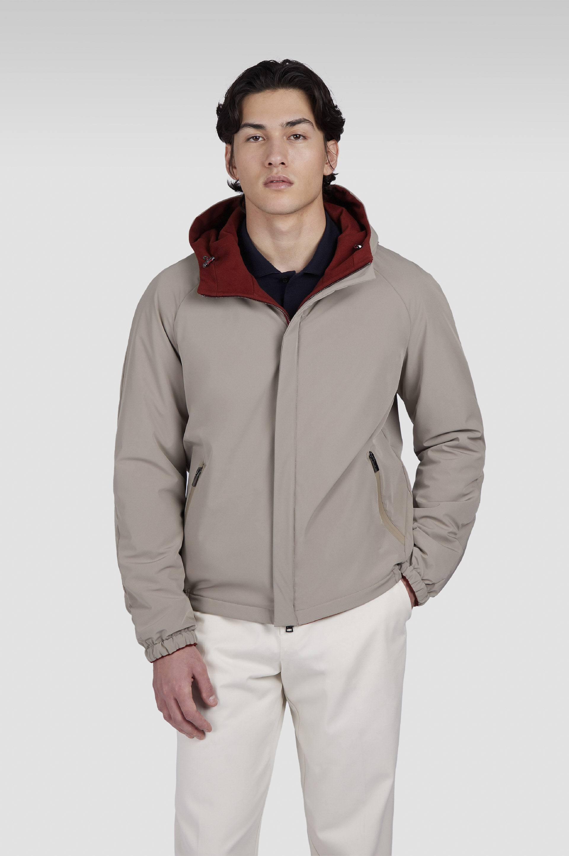 Giubbotto reversibile in cashmere e Typhoon® image number 7