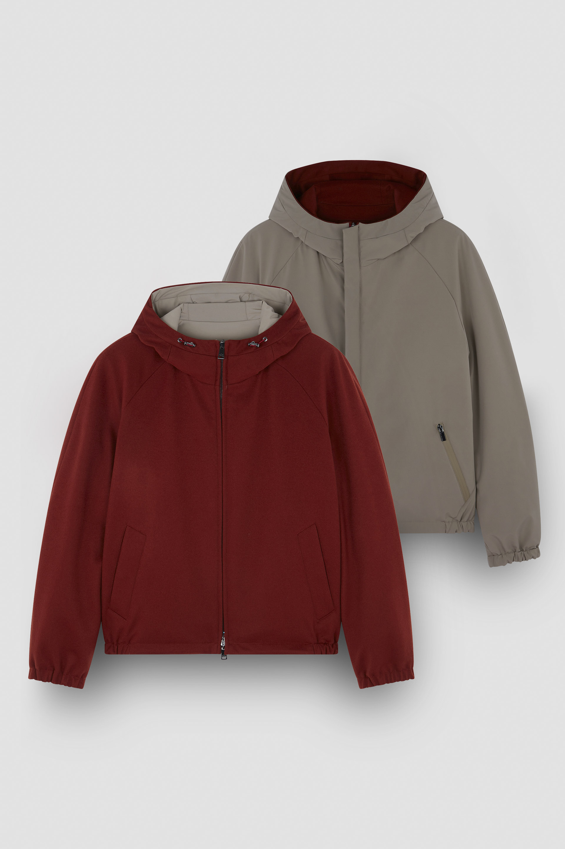 Giubbotto reversibile in cashmere e Typhoon® image number 1