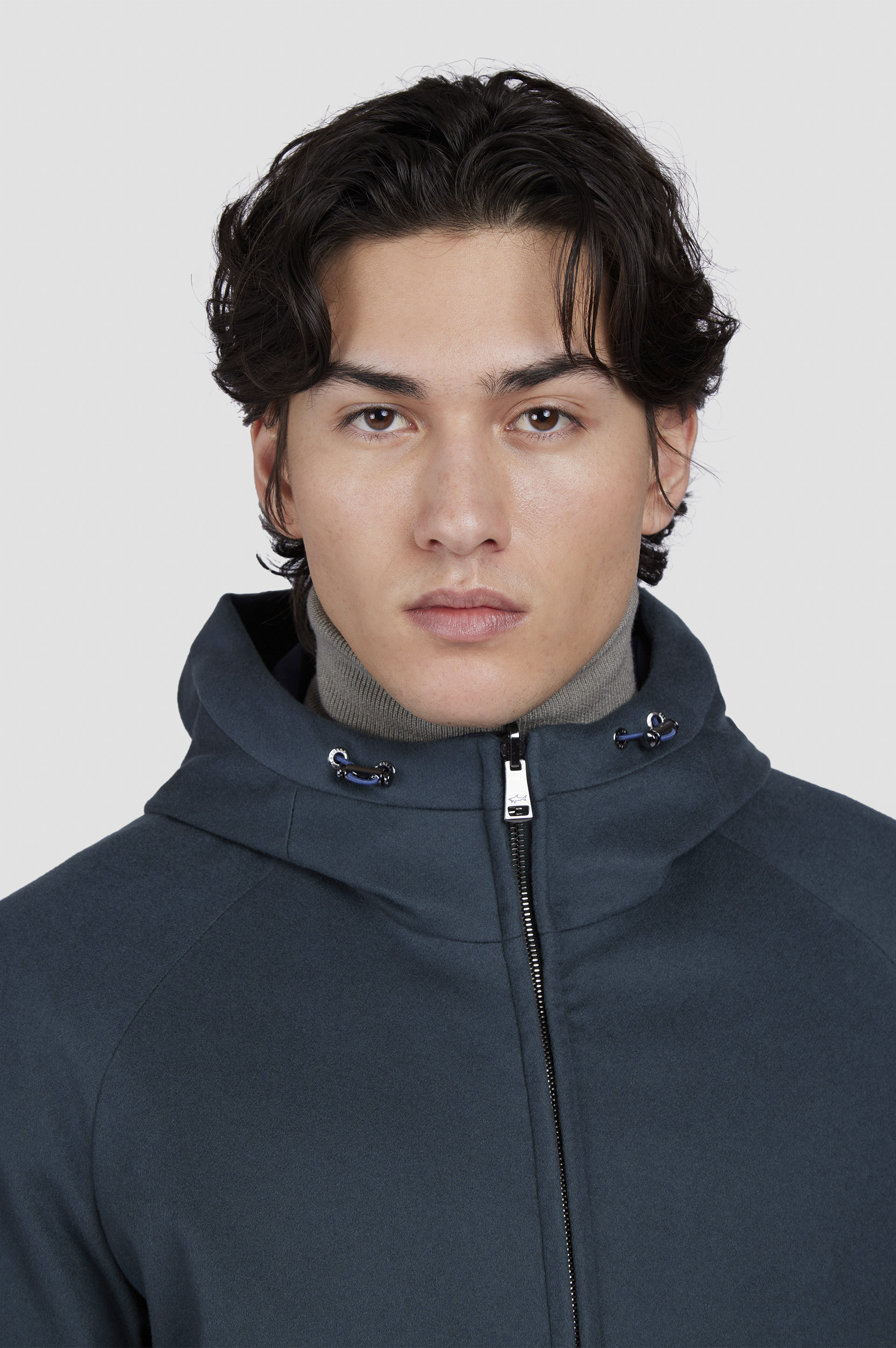 Reversible jacket in cashmere and Typhoon® image number 4 Reversible jacket in cashmere and Typhoon® image number 4