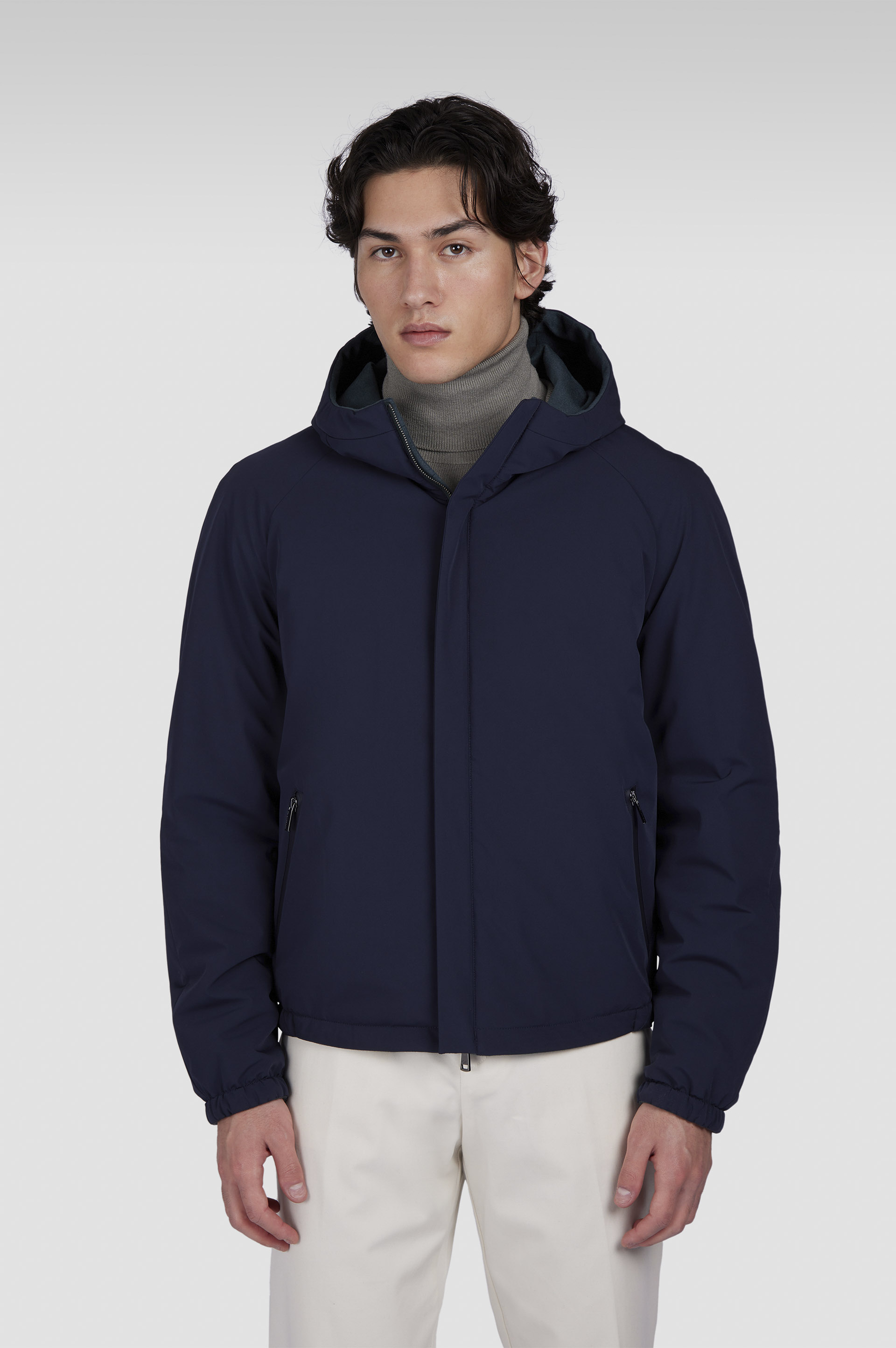 Reversible jacket in cashmere and Typhoon® image number 7 Reversible jacket in cashmere and Typhoon® image number 7