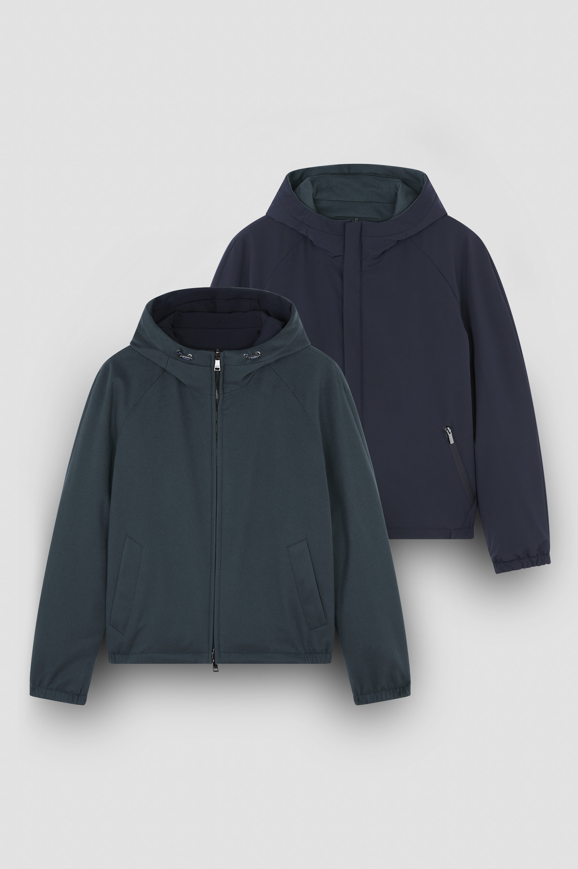 Reversible jacket in cashmere and Typhoon® image number 1 Reversible jacket in cashmere and Typhoon® image number 1