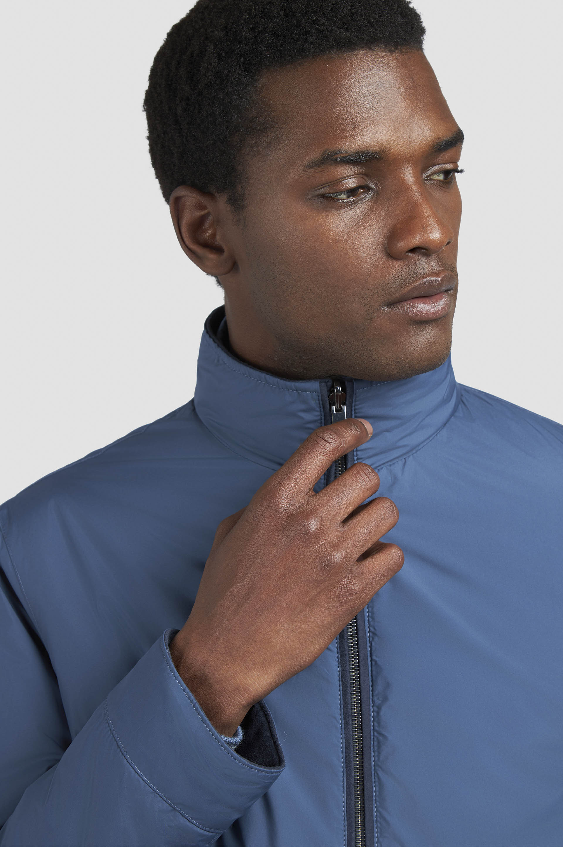 Reversible jacket in Aqualeather image number 9