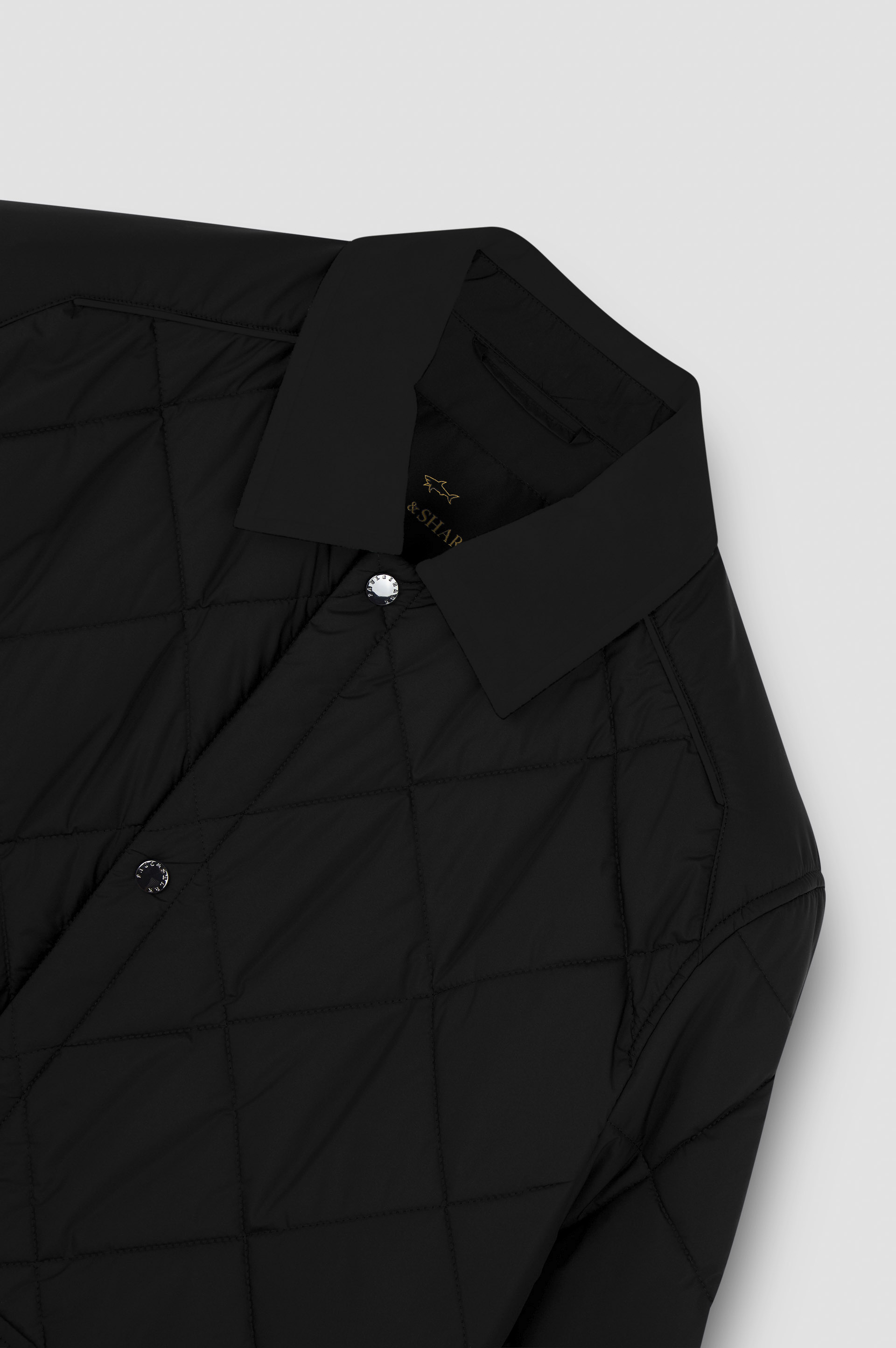 Chaqueta acolchada en tejido técnico con detalles en Alcantara® image number 5