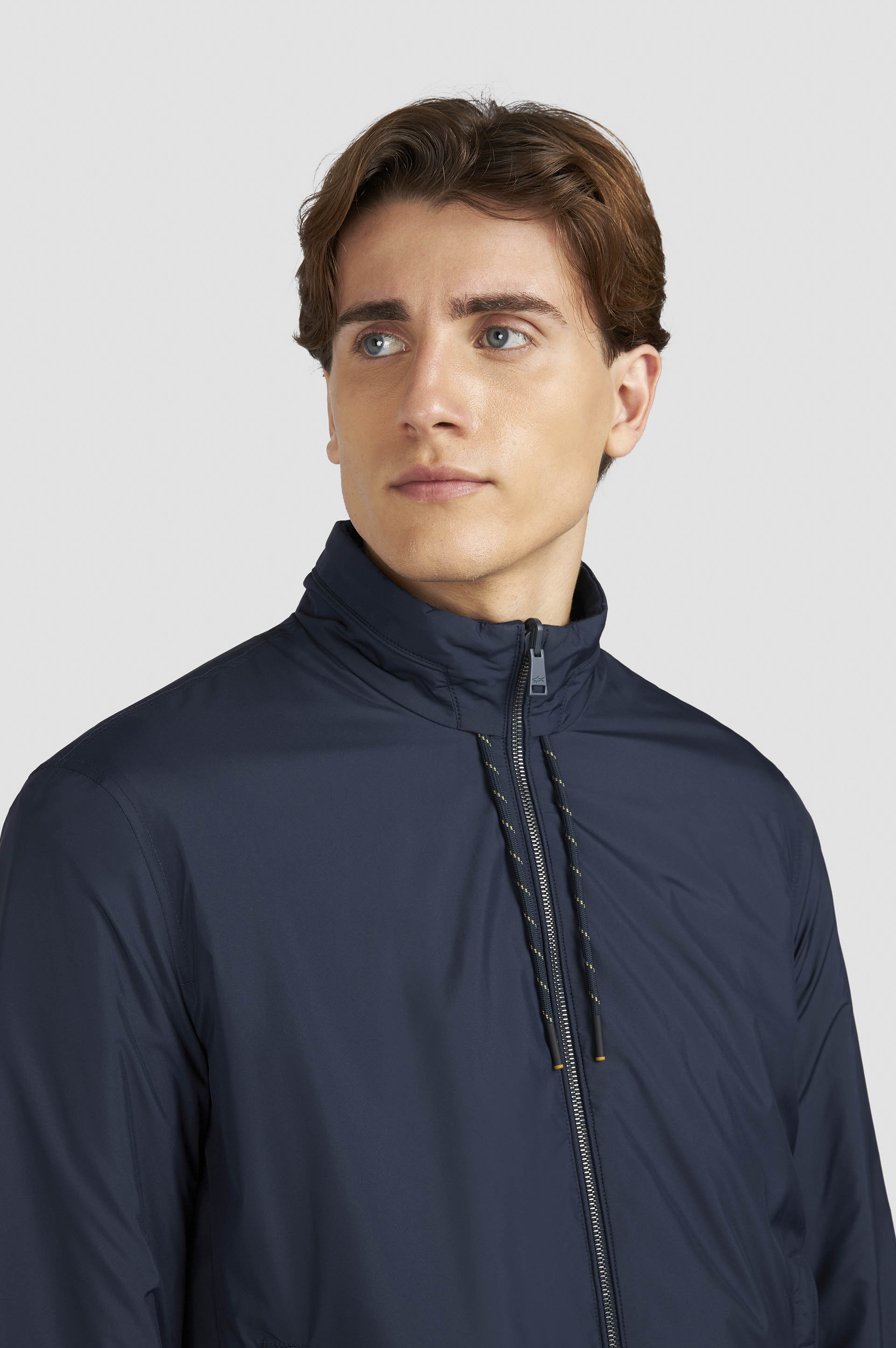 Blouson réversible en laine, soie et microfibre image number 4