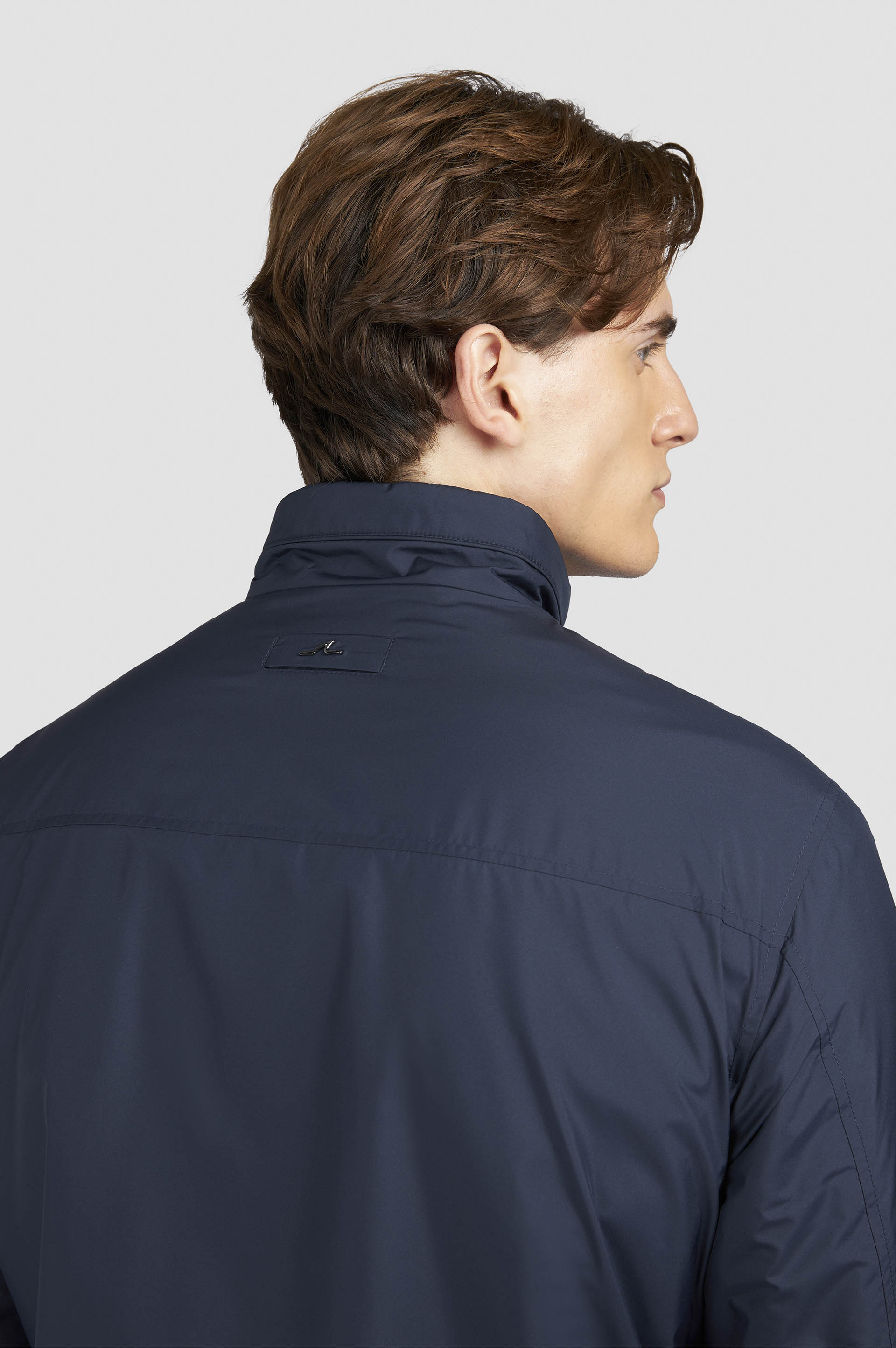 Blouson réversible en laine, soie et microfibre image number 5