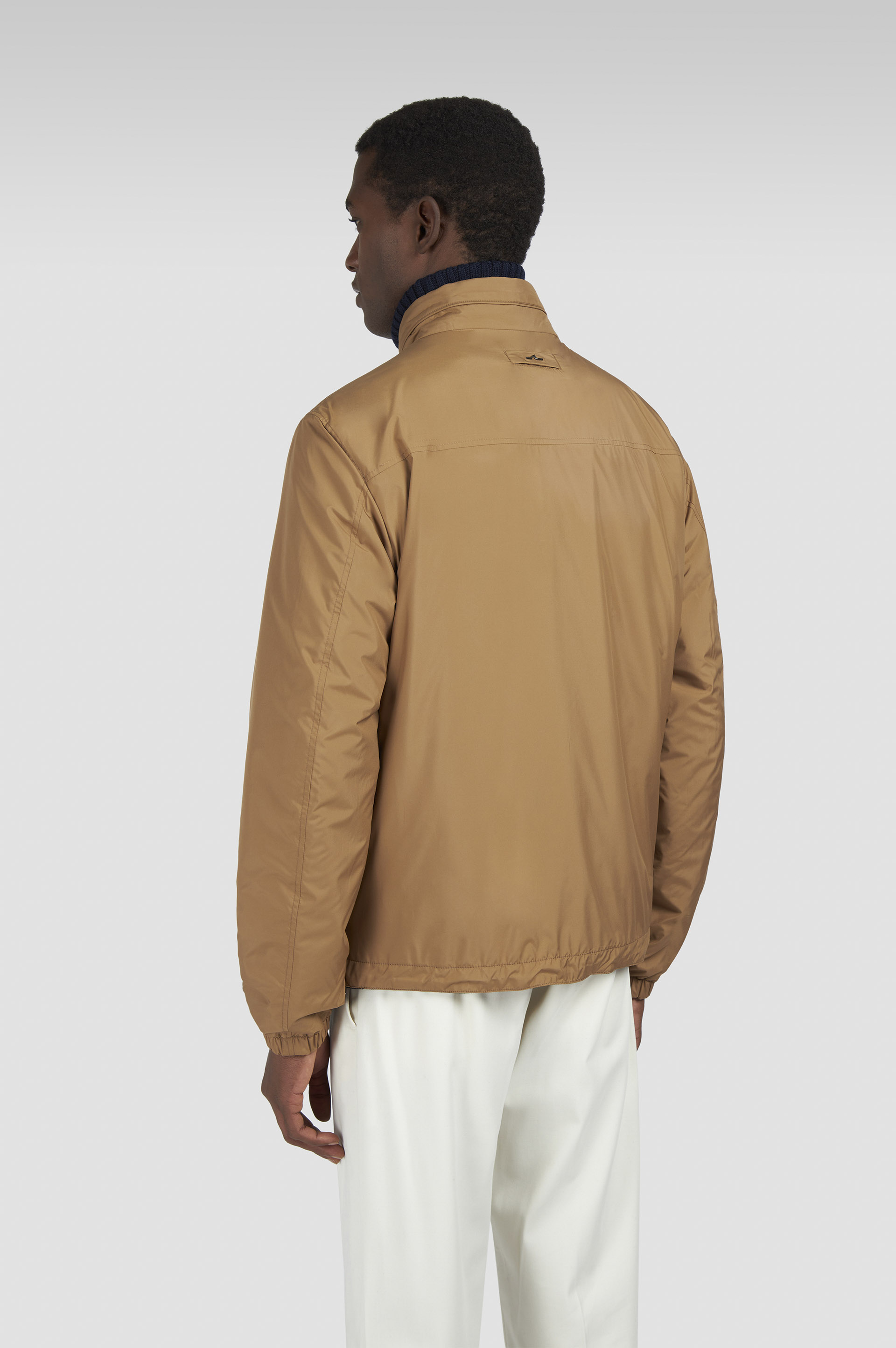 Reversible blouson in wool, silk, and microfiber image number 3 Reversible blouson in wool, silk, and microfiber image number 3