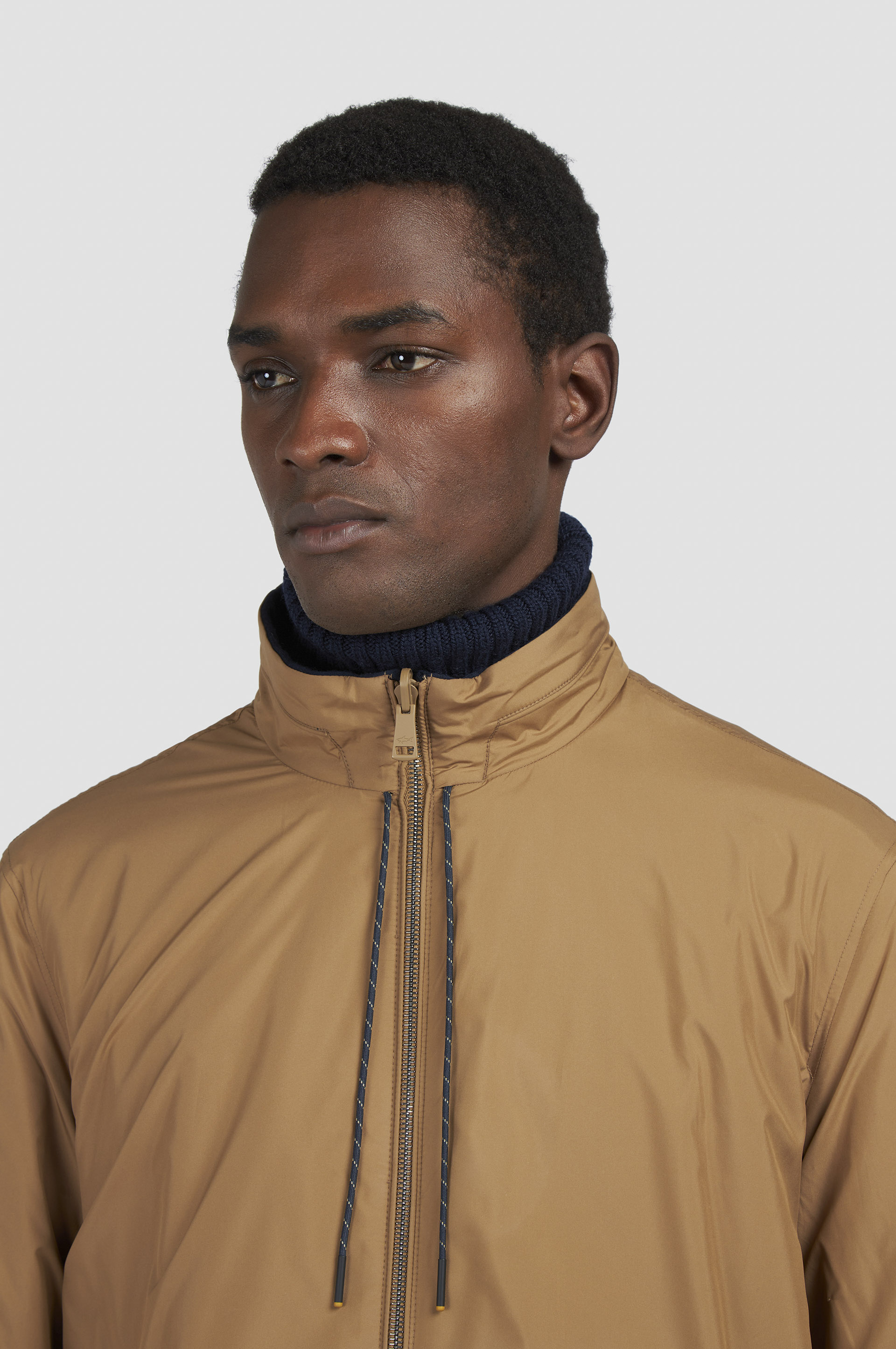 Reversible blouson in wool, silk, and microfiber image number 4 Reversible blouson in wool, silk, and microfiber image number 4