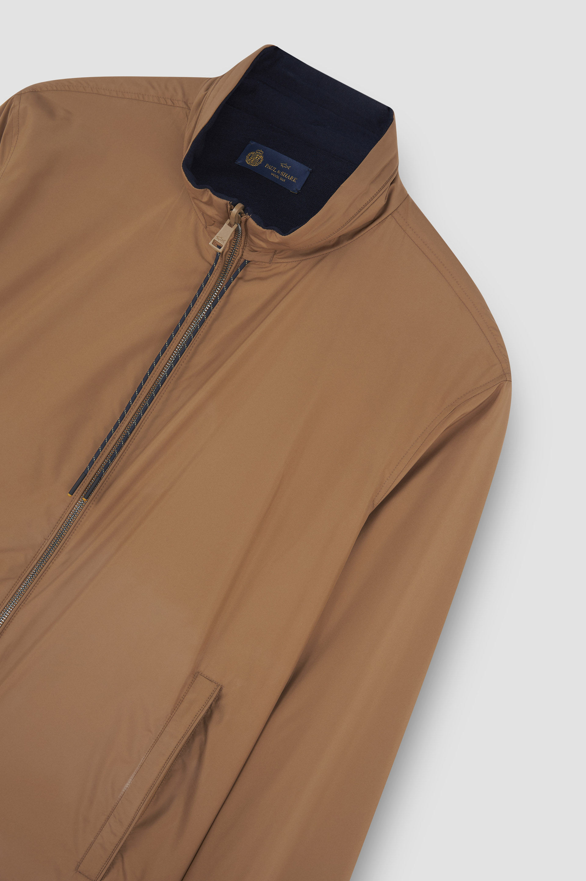 Reversible blouson in wool, silk, and microfiber image number 5 Reversible blouson in wool, silk, and microfiber image number 5