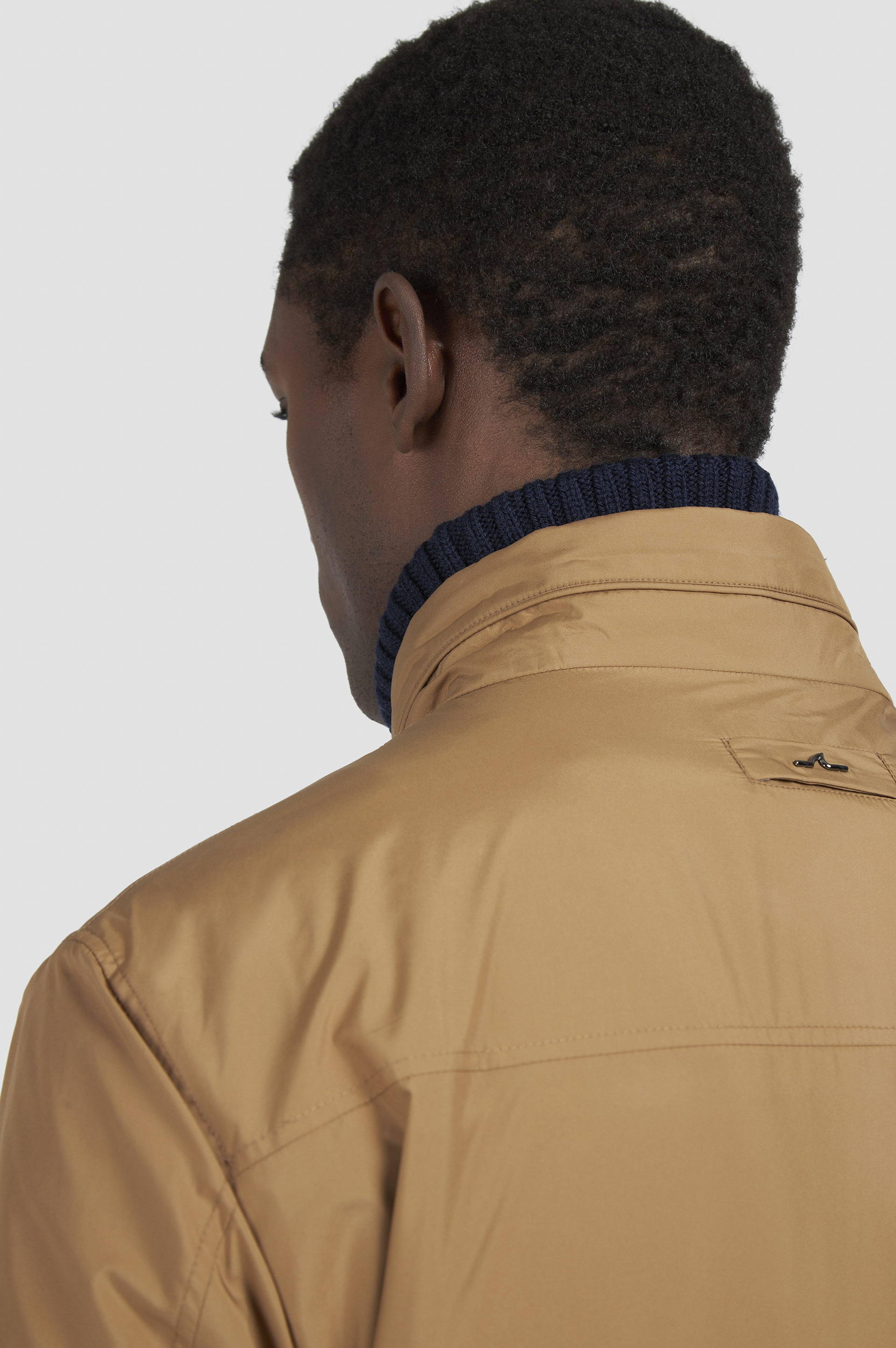 Reversible blouson in wool, silk, and microfiber image number 7 Reversible blouson in wool, silk, and microfiber image number 7