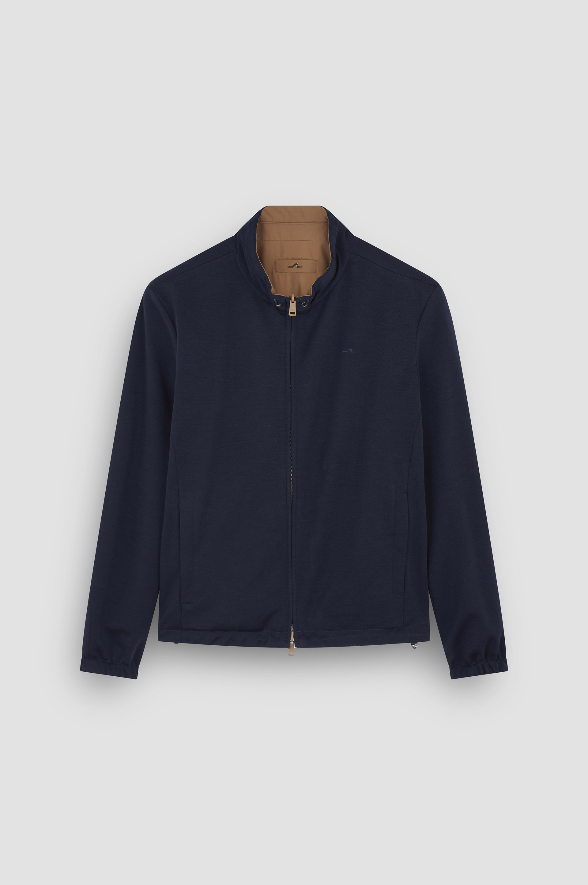 Reversible blouson in wool, silk, and microfiber image number 8 Reversible blouson in wool, silk, and microfiber image number 8