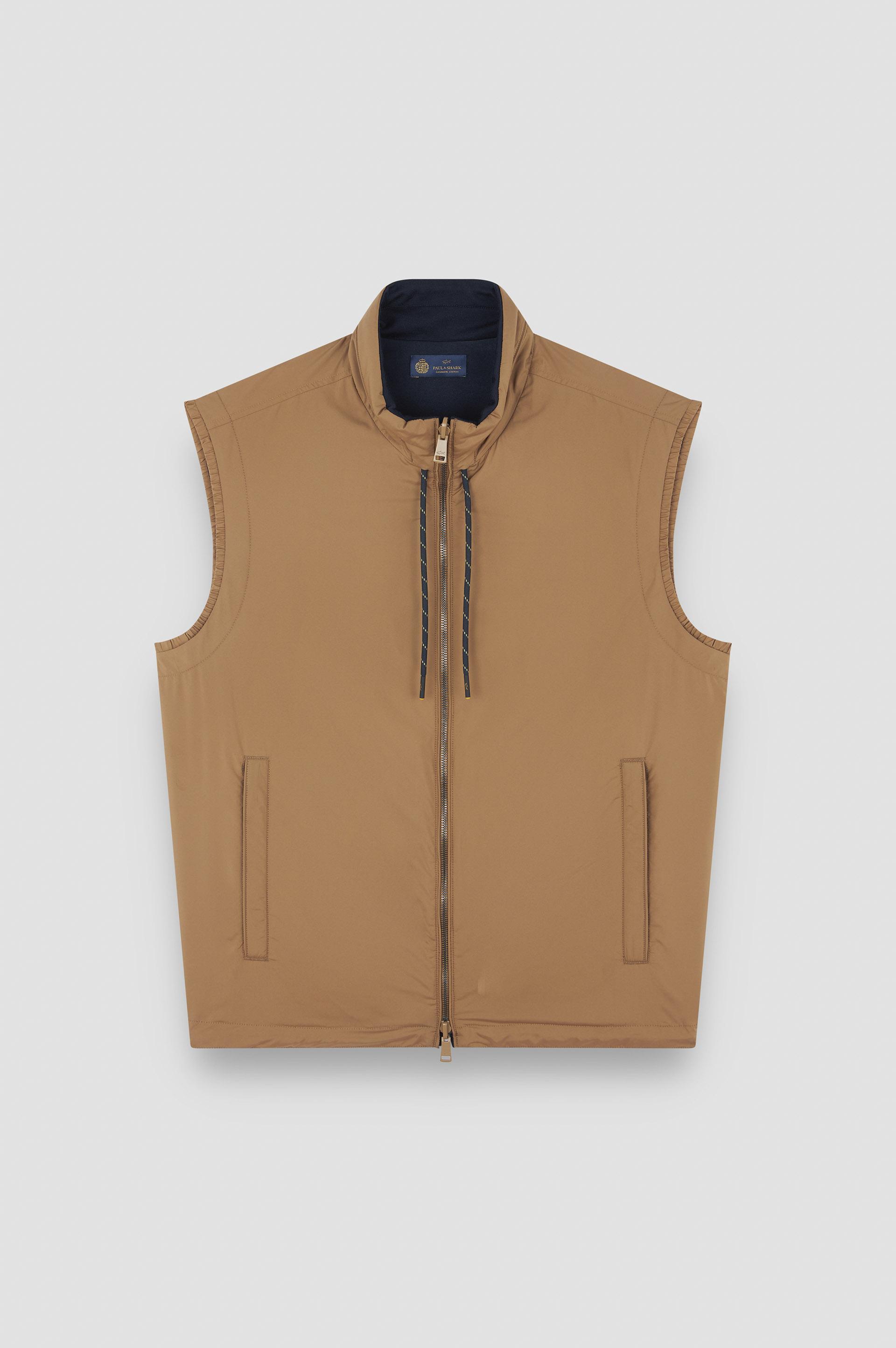 Reversible gilet in wool, silk, and microfiber image number 6 Reversible gilet in wool, silk, and microfiber image number 6