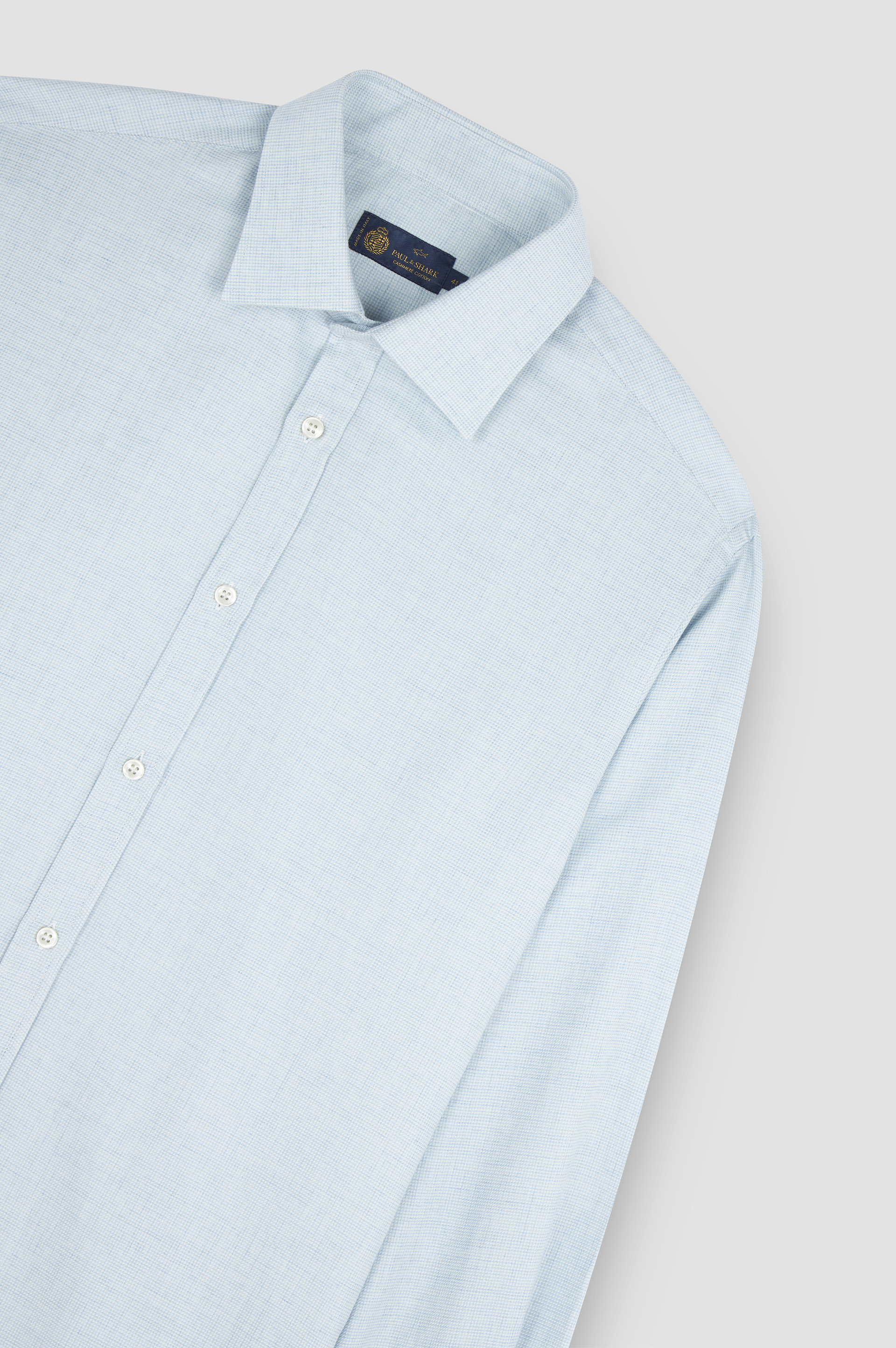 Camisa de cachemir y algod&oacute;n image number 5