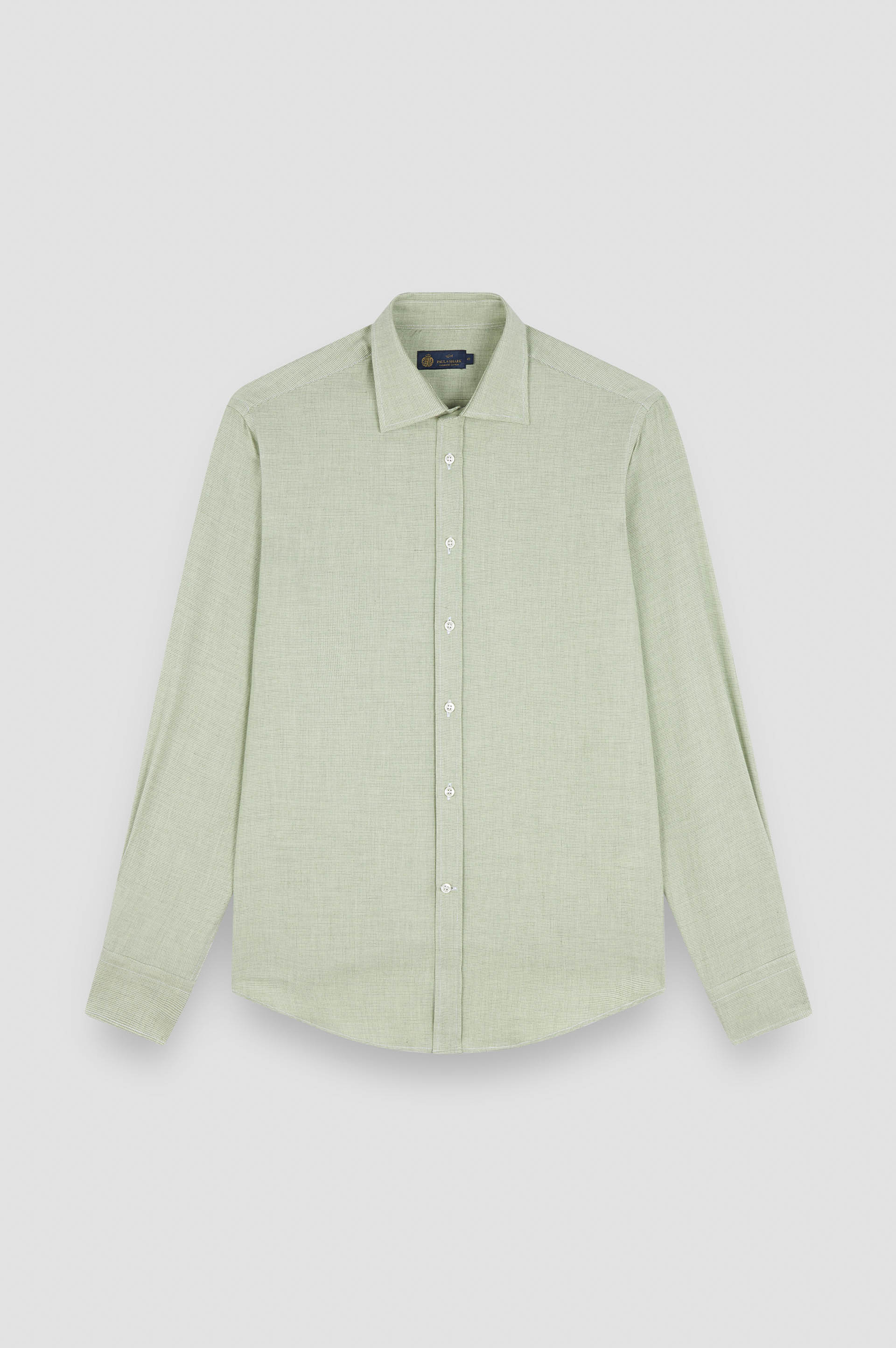 Camisa de cachemir y algod&oacute;n image number 1