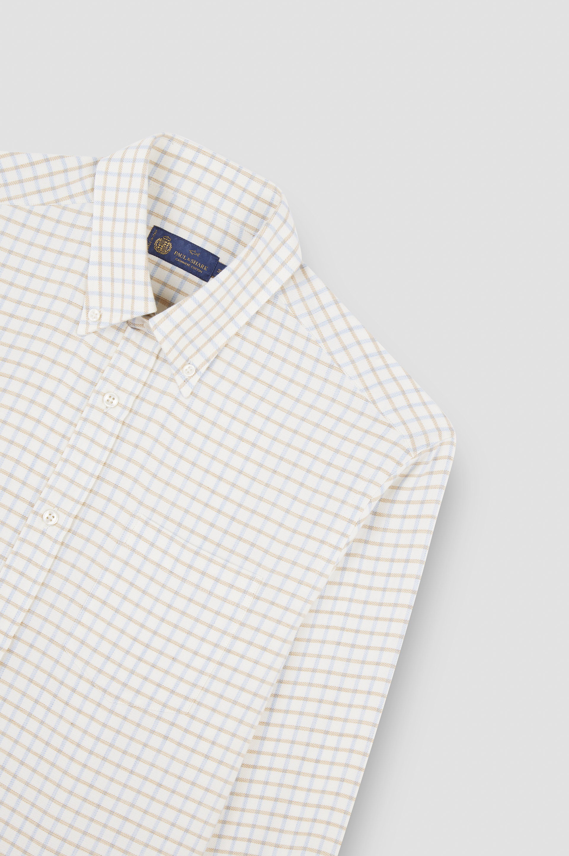Camisa de cachemir, seda y algodón image number 5 Camisa de cachemir, seda y algodón image number 5