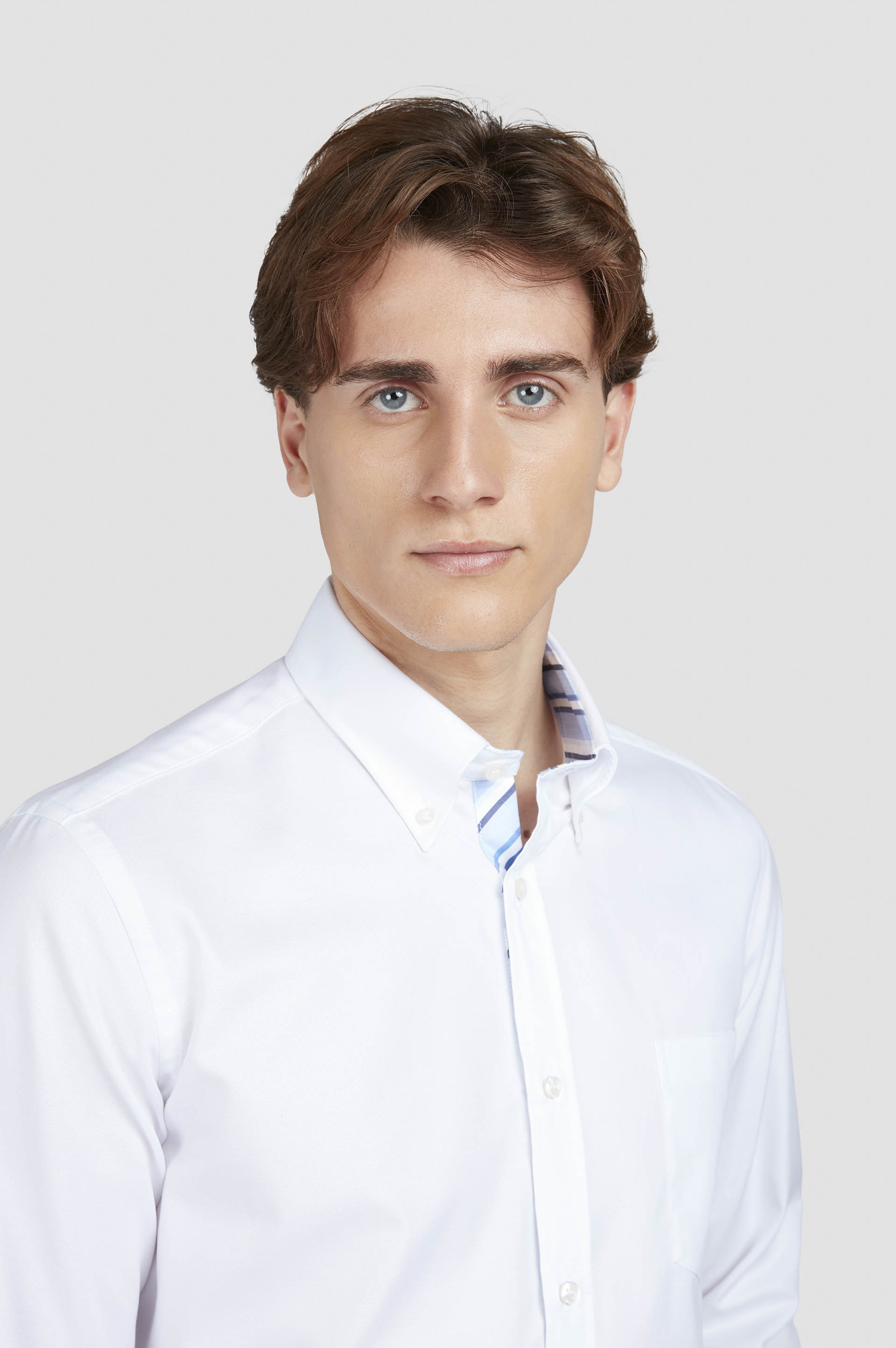 Winter Oxford cotton shirt image number 4