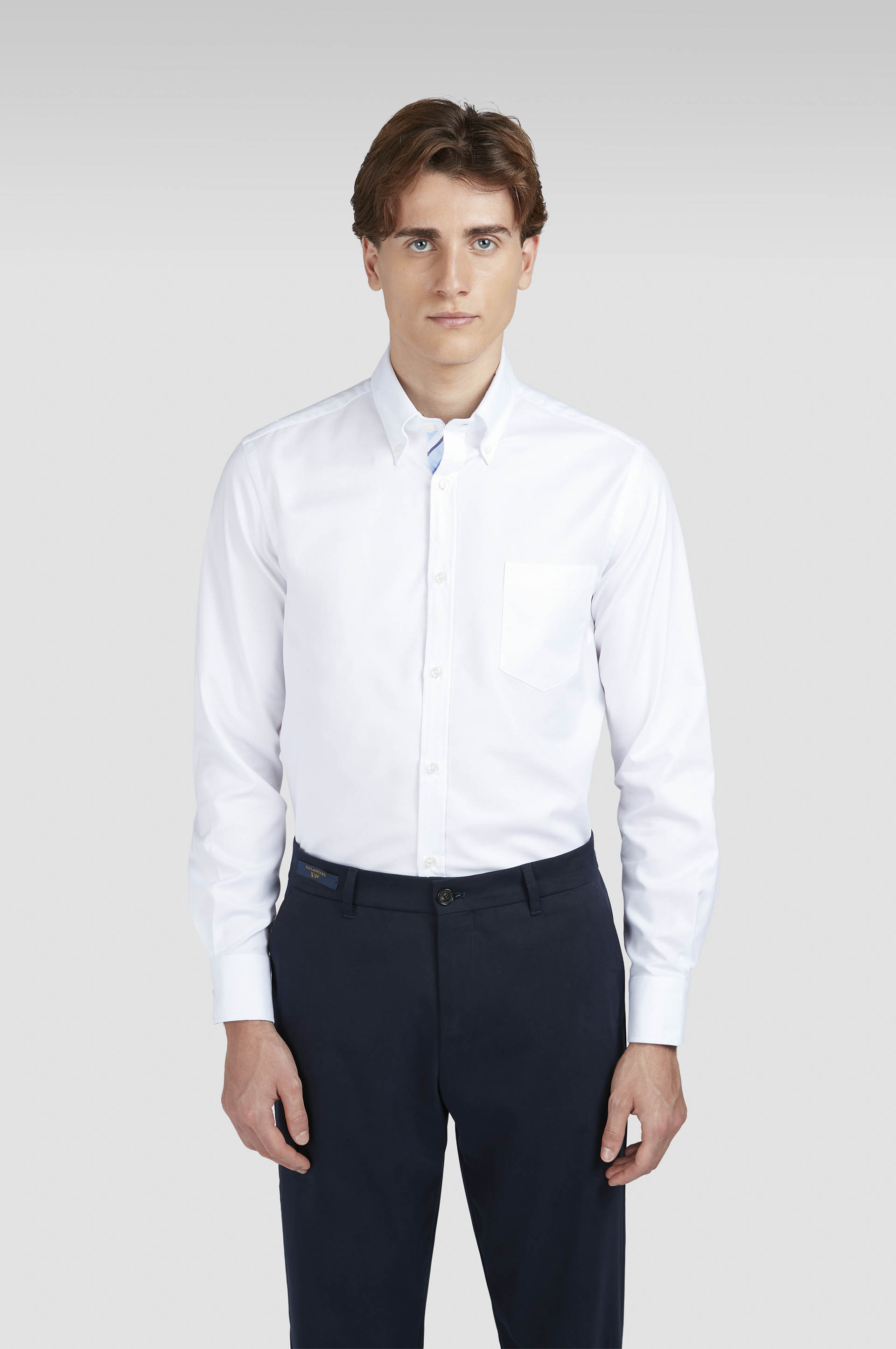 Winter Oxford cotton shirt image number 0