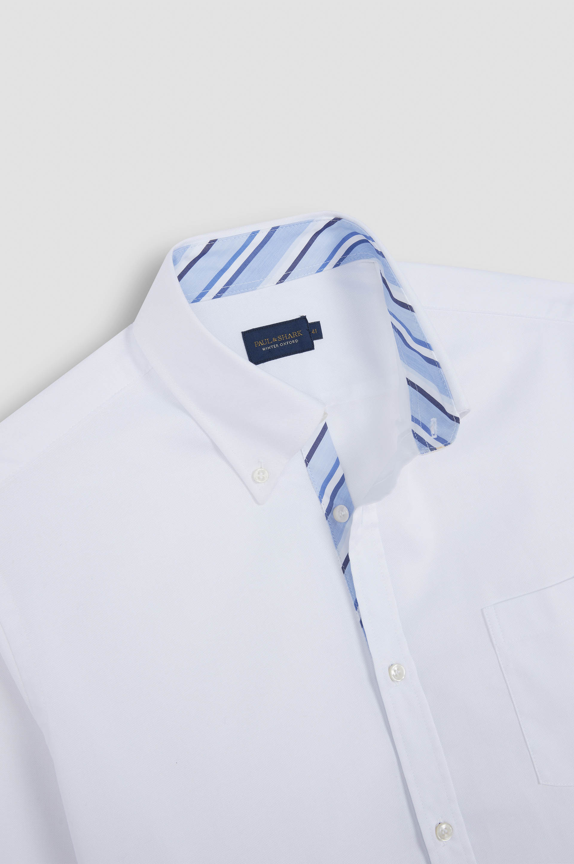 Winter Oxford cotton shirt image number 5