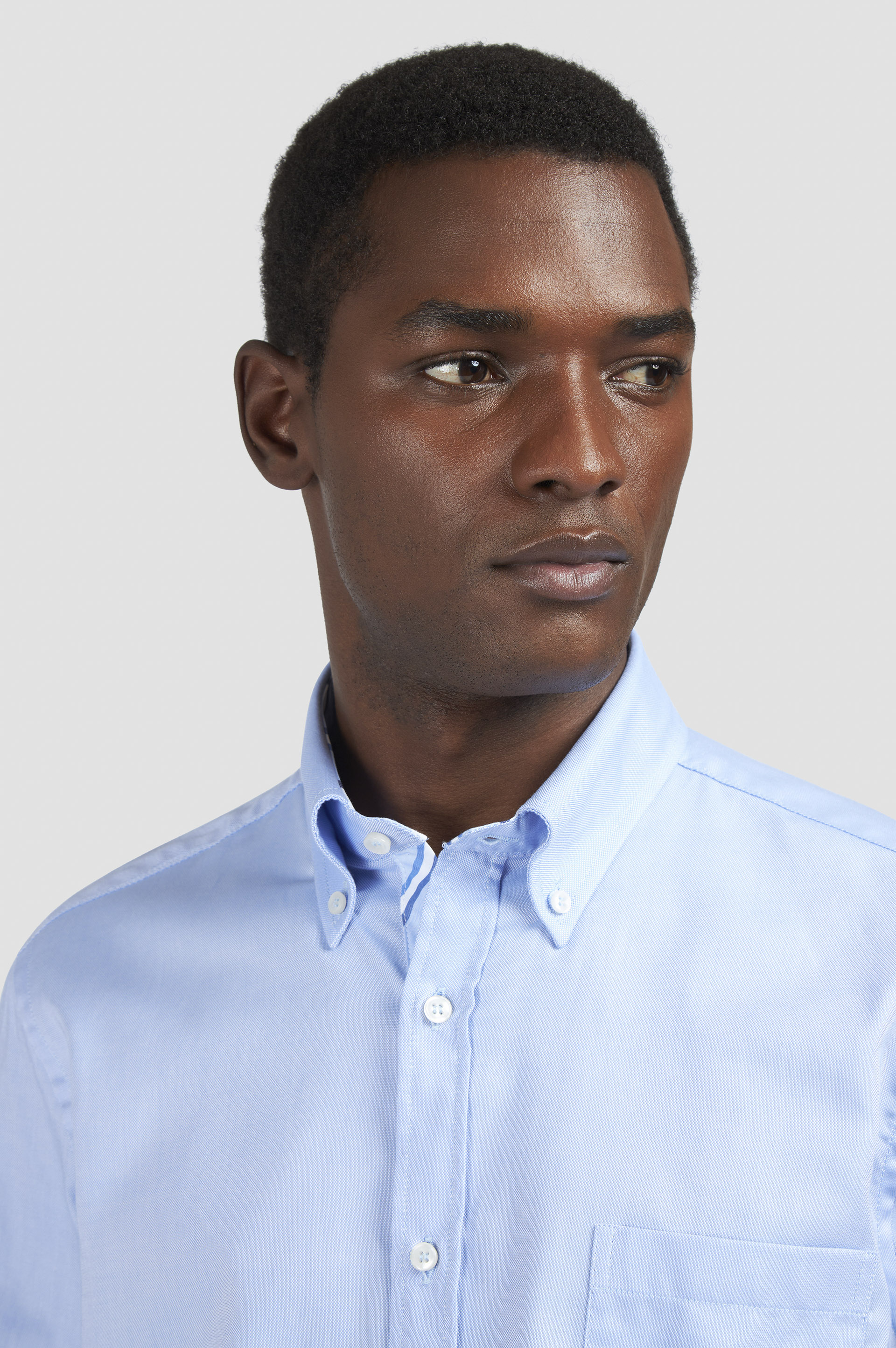 Winter Oxford cotton shirt image number 4 Winter Oxford cotton shirt image number 4