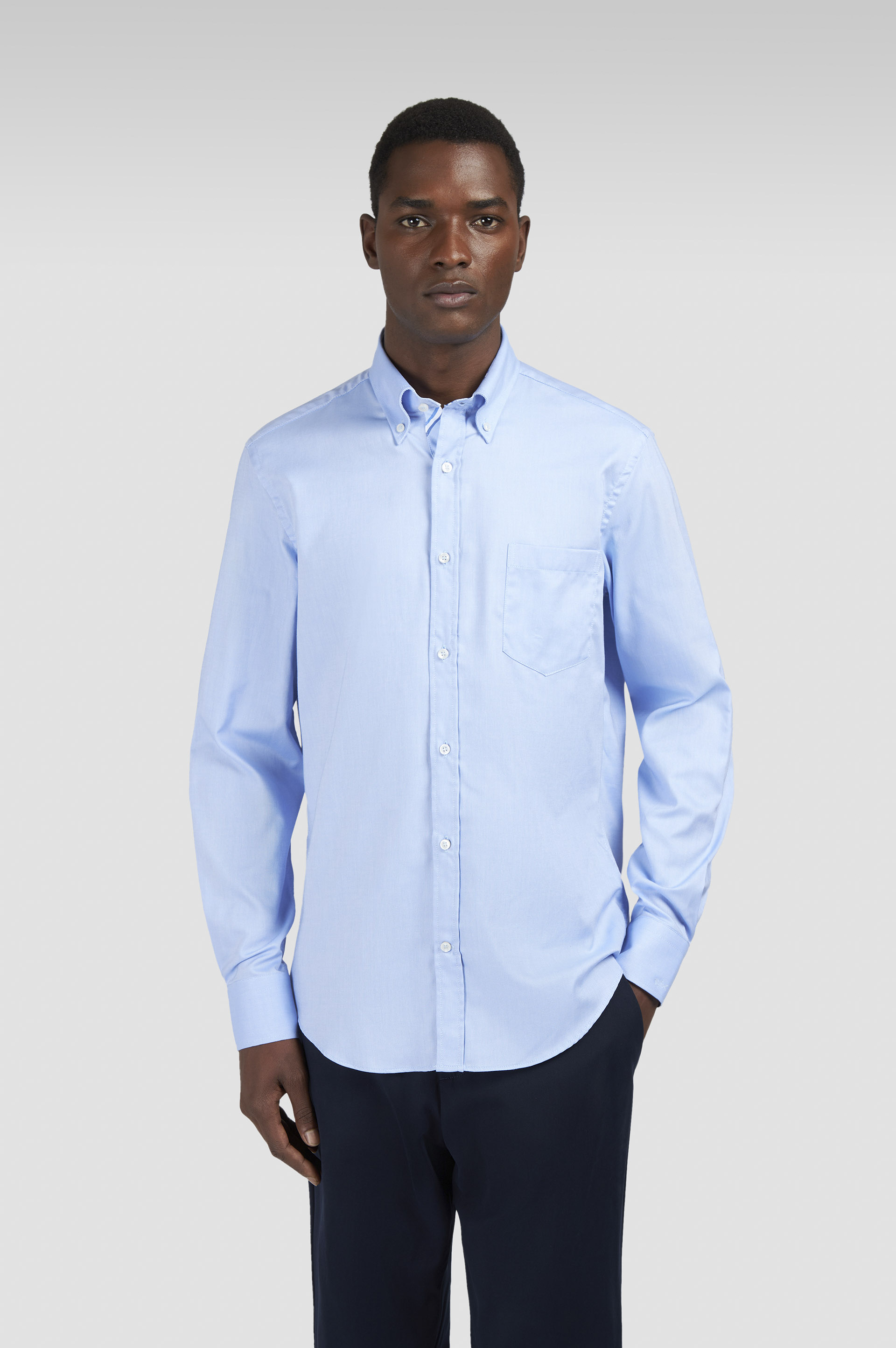Winter Oxford cotton shirt image number 0 Winter Oxford cotton shirt image number 0