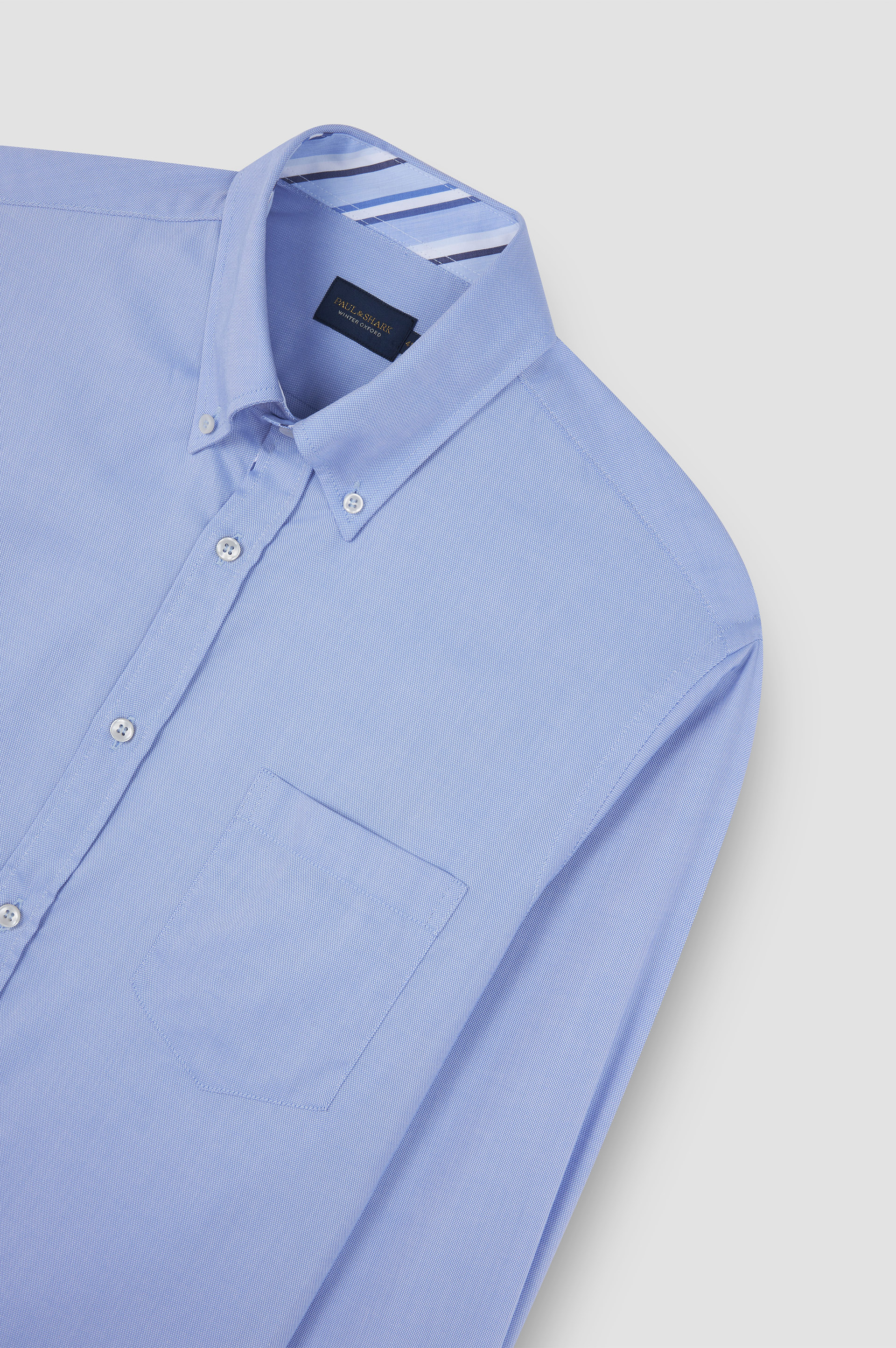 Winter Oxford cotton shirt image number 5 Winter Oxford cotton shirt image number 5