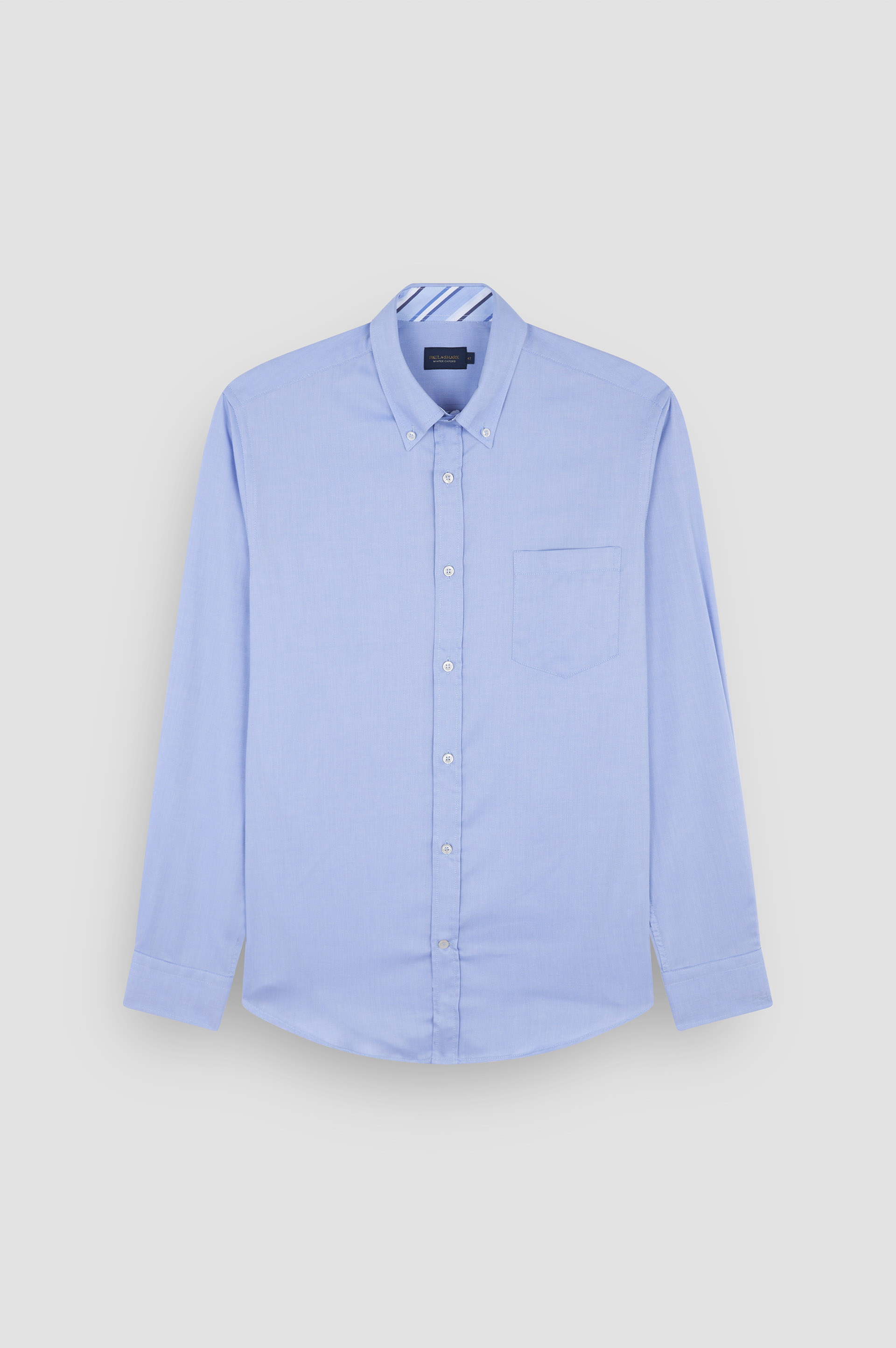 Winter Oxford cotton shirt image number 1 Winter Oxford cotton shirt image number 1